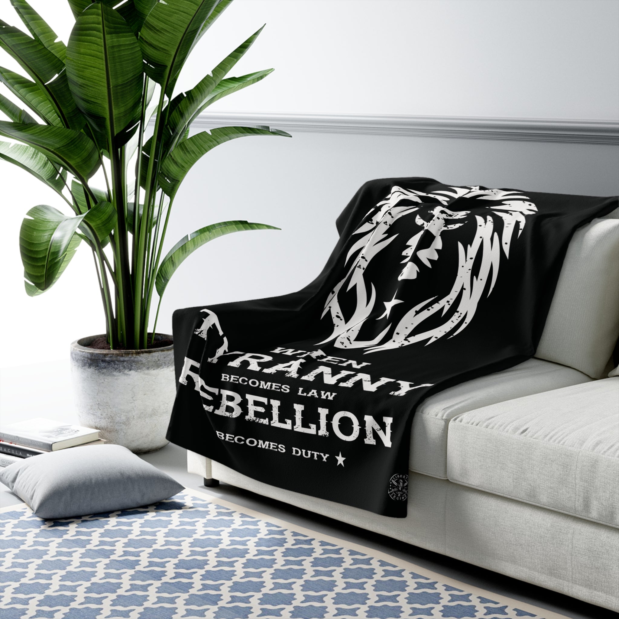 Rebellion Becomes Duty - Sherpa Fleece Blanket