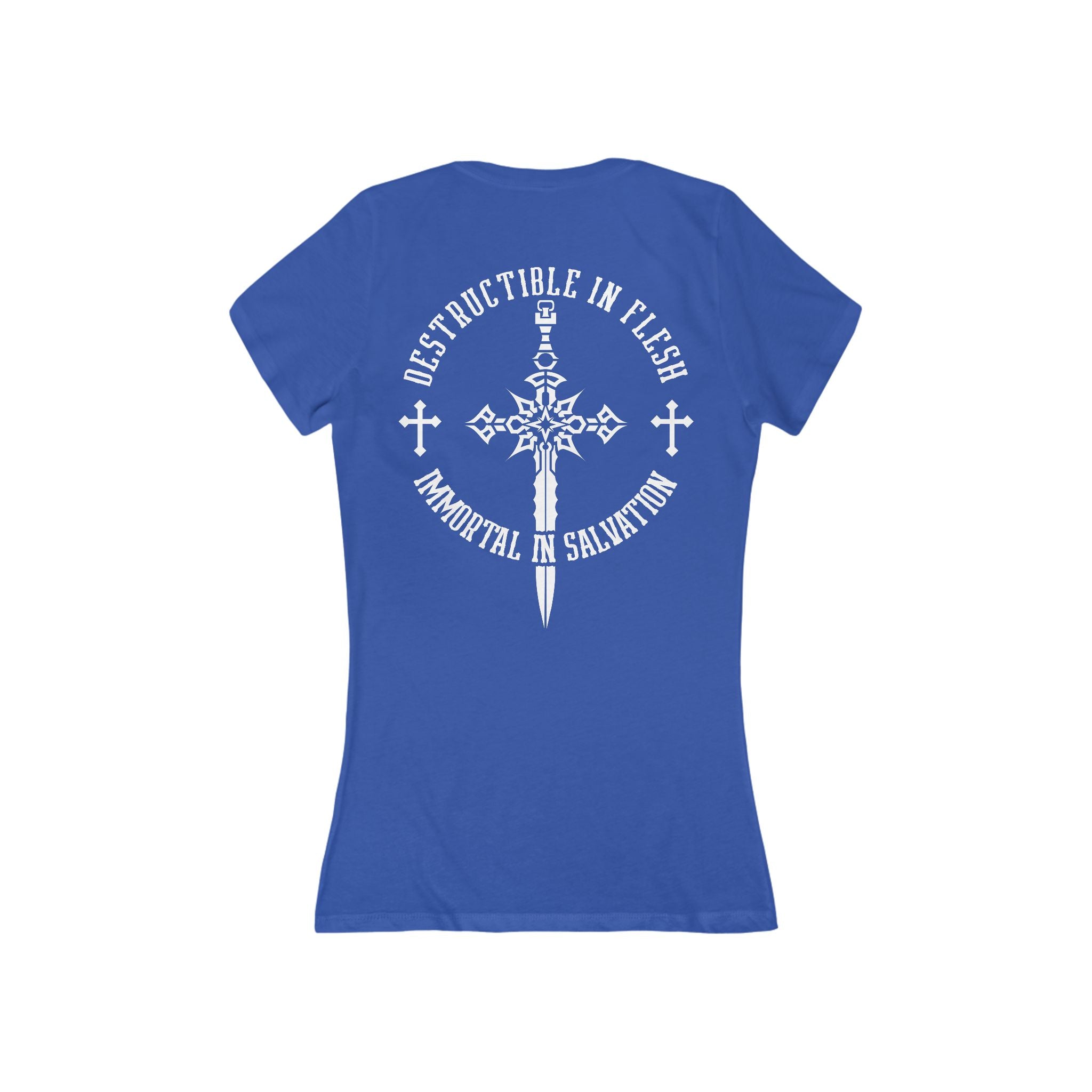 Immortal in Salvation - Women's Deep V-Neck Tee