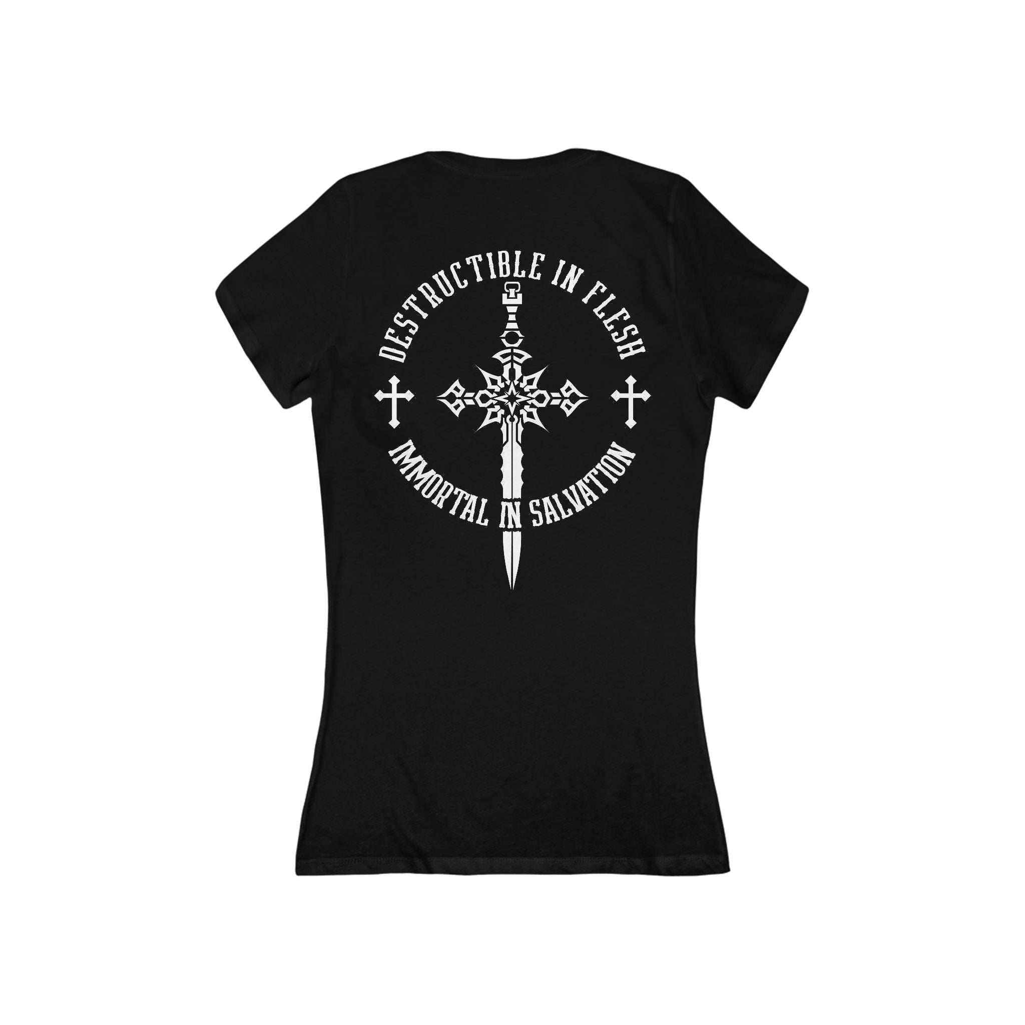 Immortal in Salvation - Women's Deep V-Neck Tee