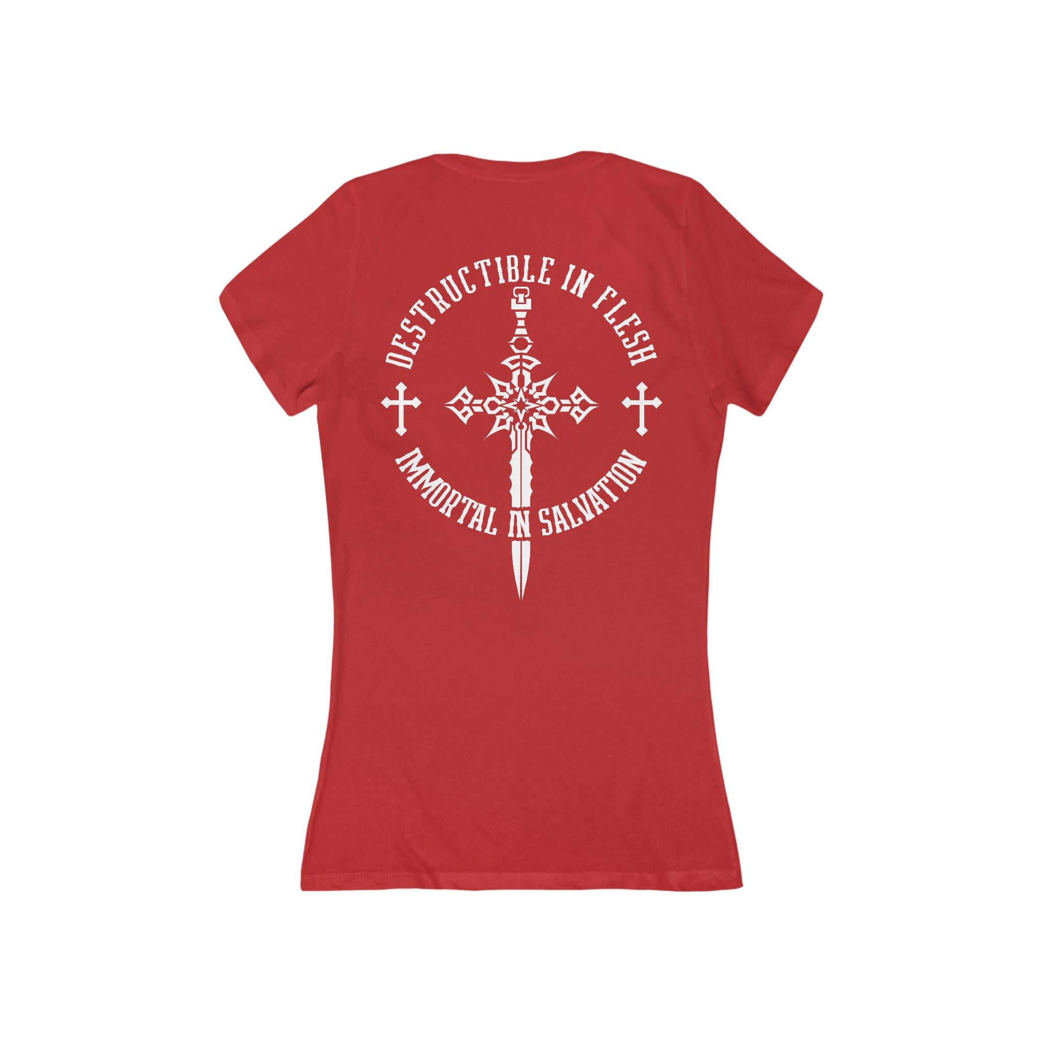 Immortal in Salvation - Women's Deep V-Neck Tee