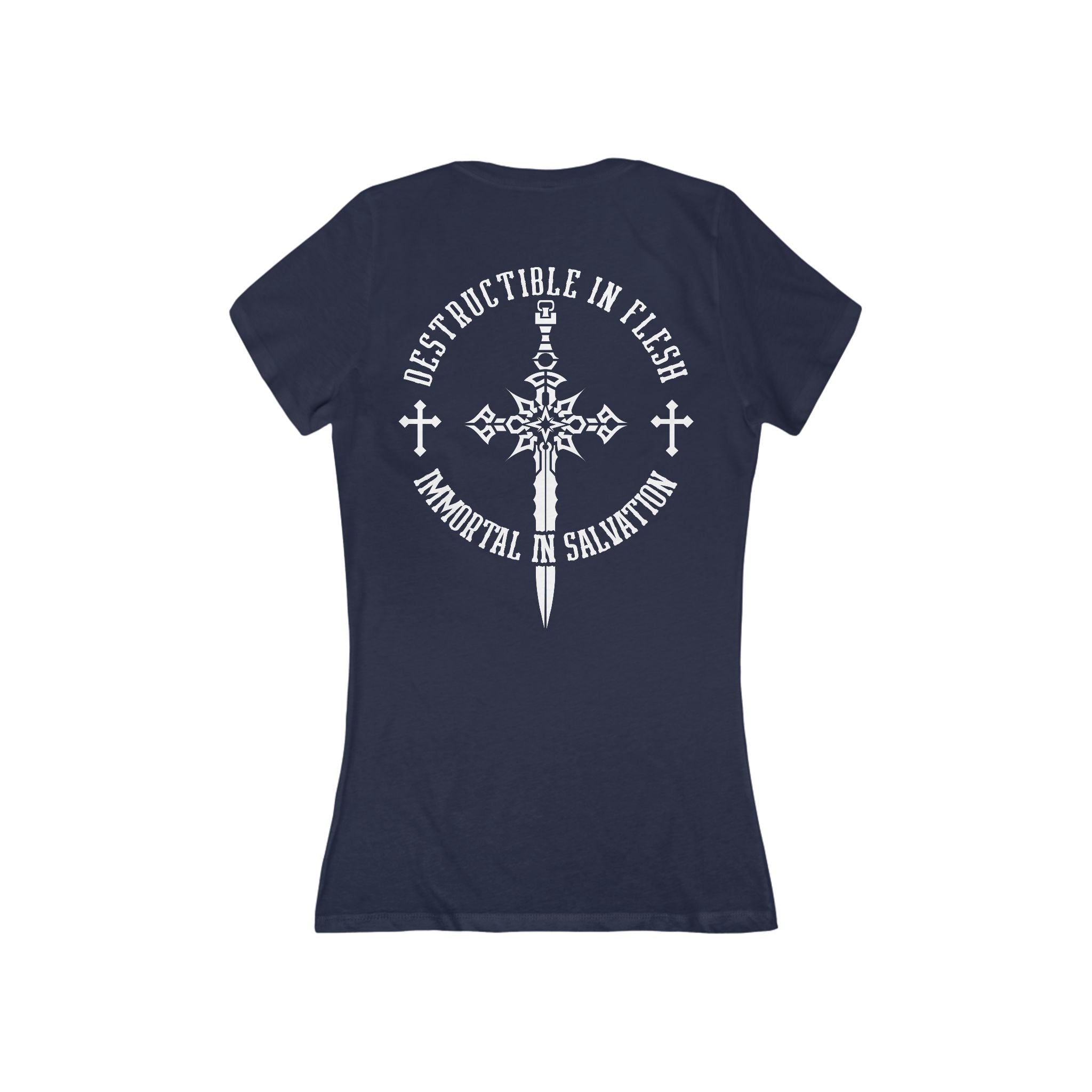 Immortal in Salvation - Women's Deep V-Neck Tee