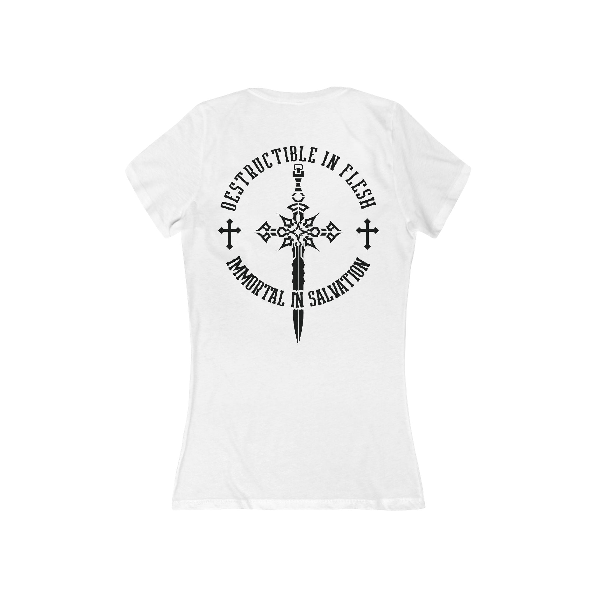 Immortal in Salvation - Women's Deep V-Neck Tee