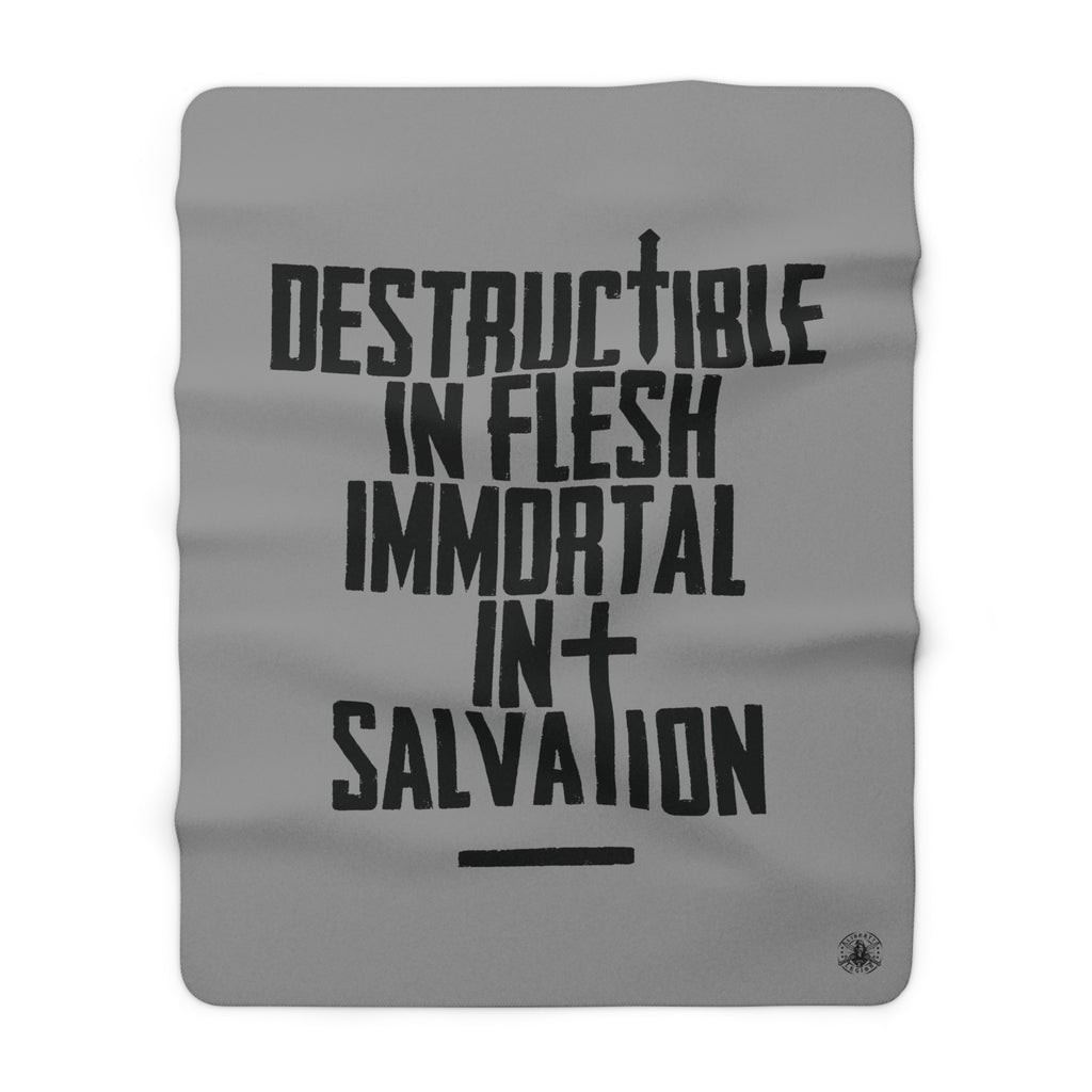 Immortal in Salvation - Sherpa Fleece Blanket