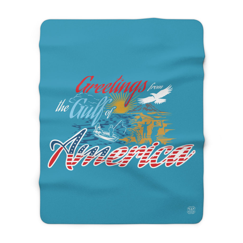 Gulf of America - Sherpa Fleece Blanket