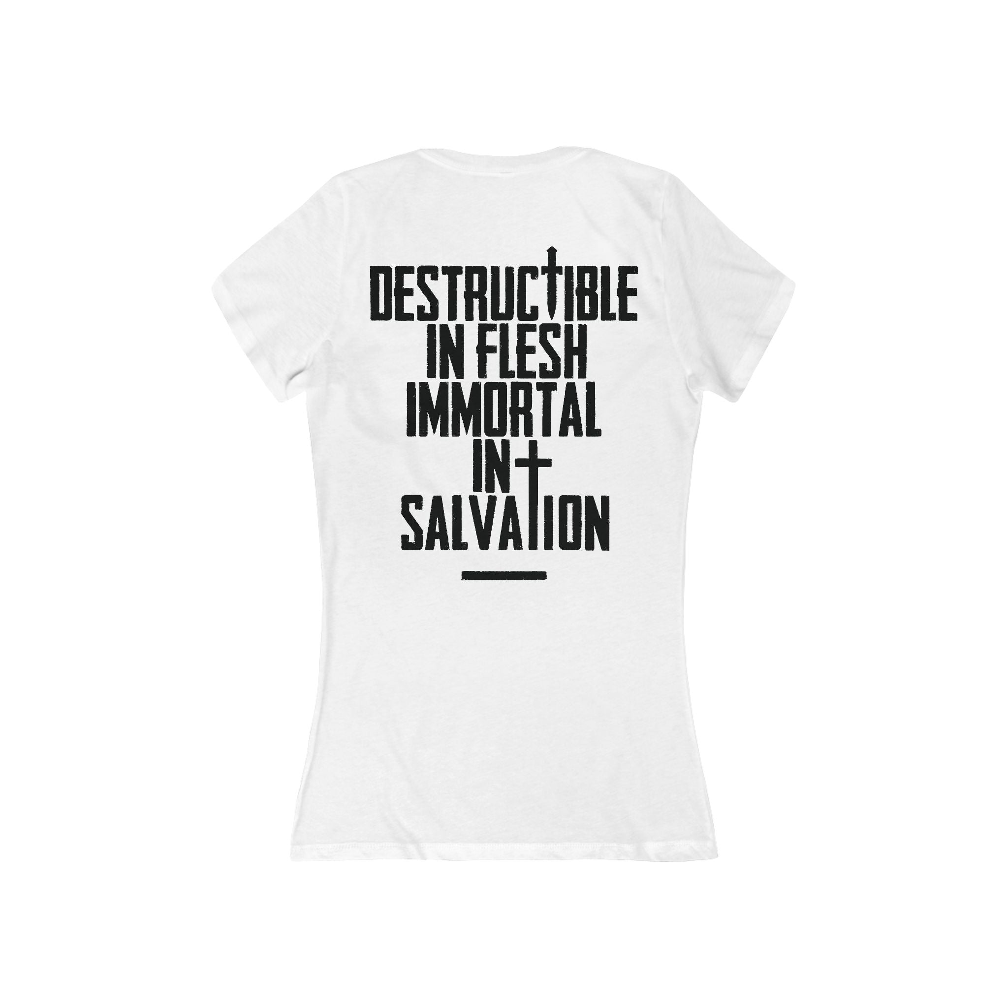 Immortal in Salvation - Women's Deep V-Neck Tee