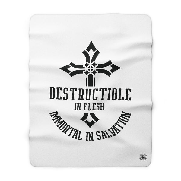 Immortal in Salvation - Sherpa Fleece Blanket
