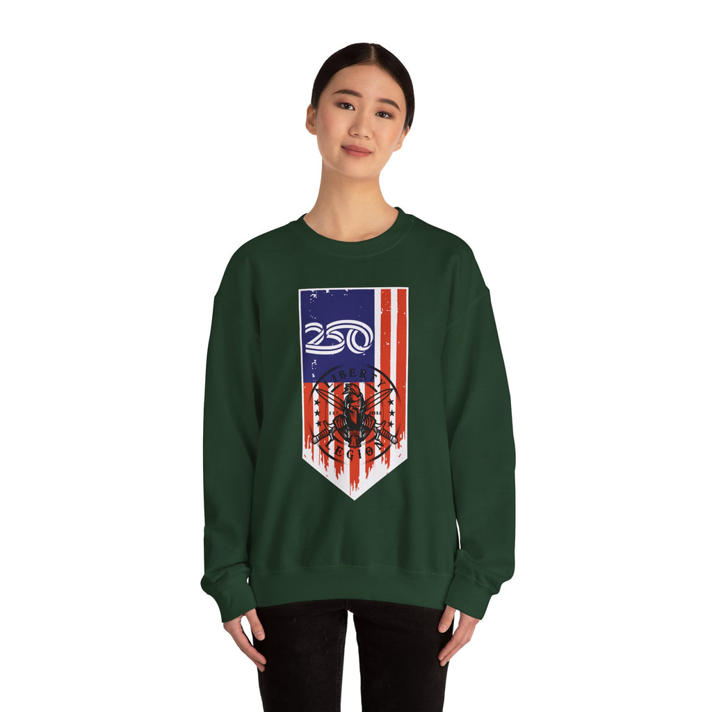 250 Vertical Flag - Crewneck Sweatshirt