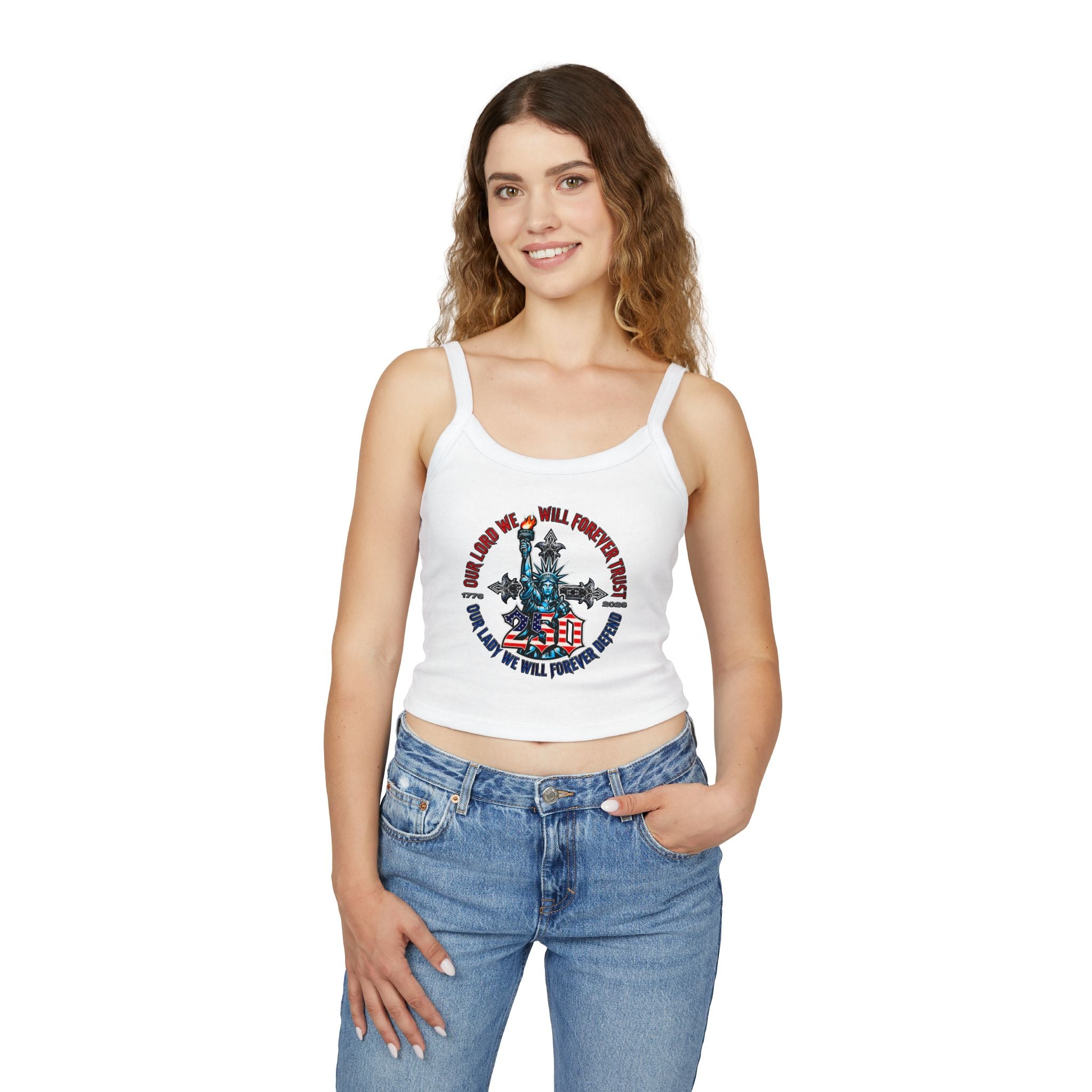 250 Liberty Cross - Women's Spaghetti Strap Tank