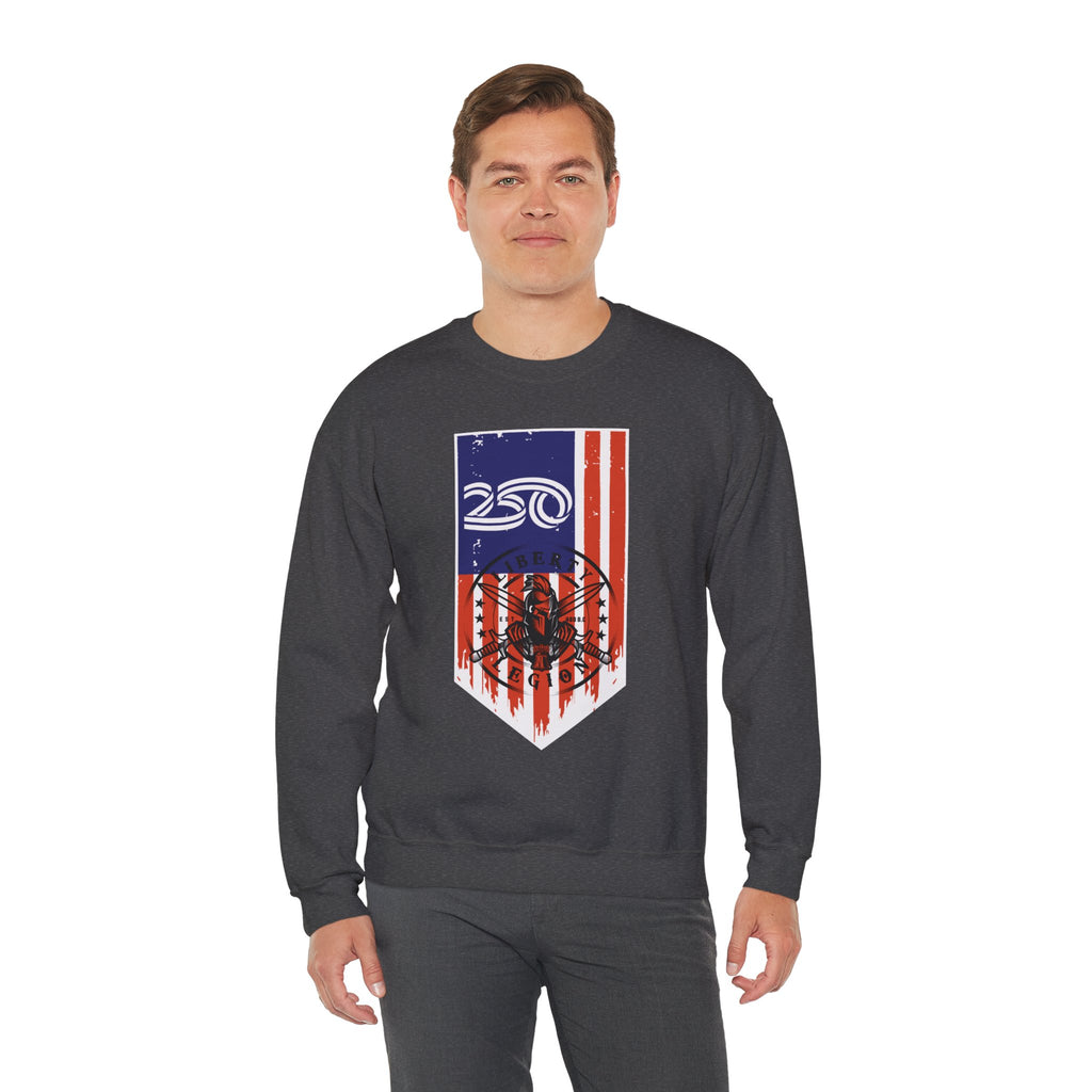 250 Vertical Flag - Crewneck Sweatshirt