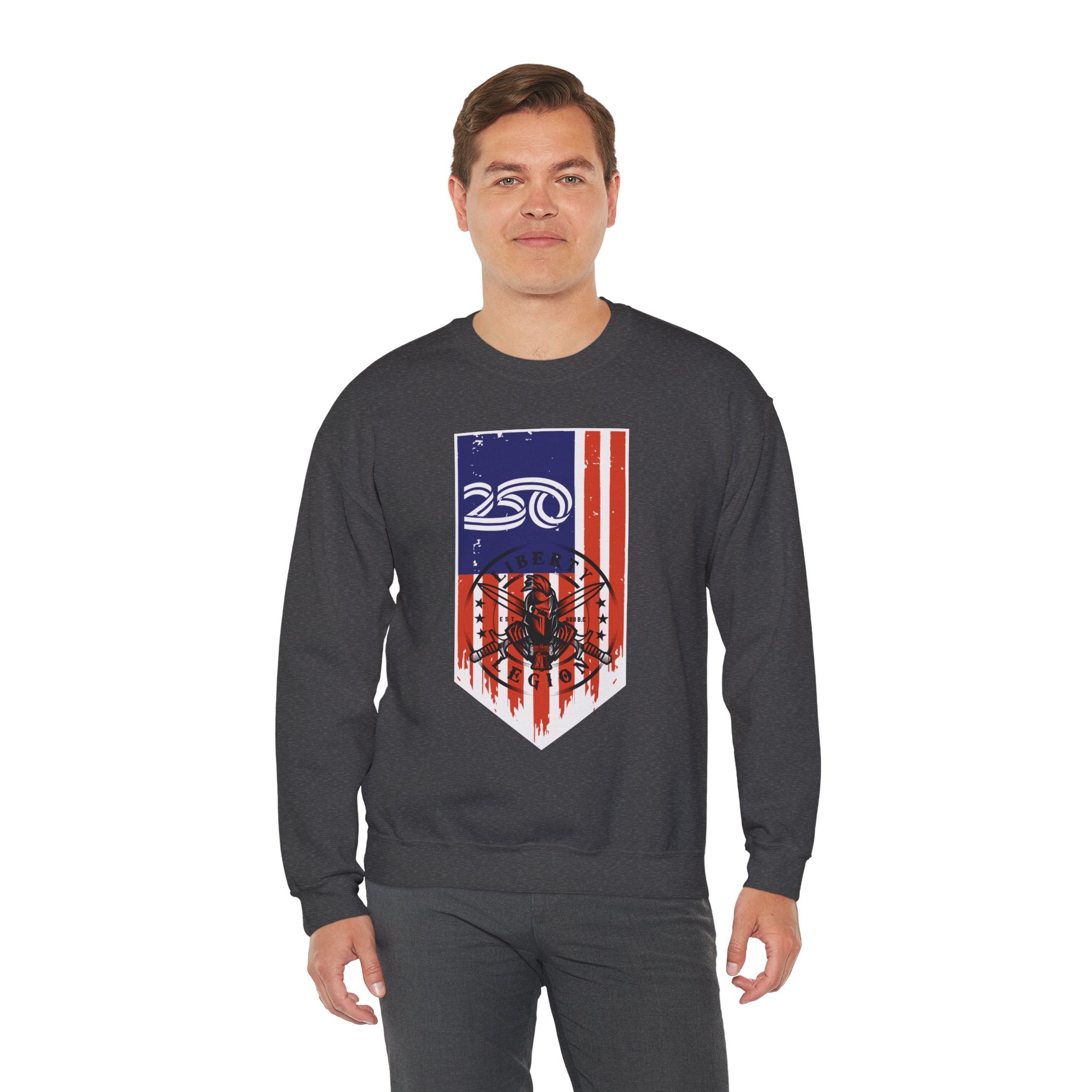 250 Vertical Flag - Crewneck Sweatshirt