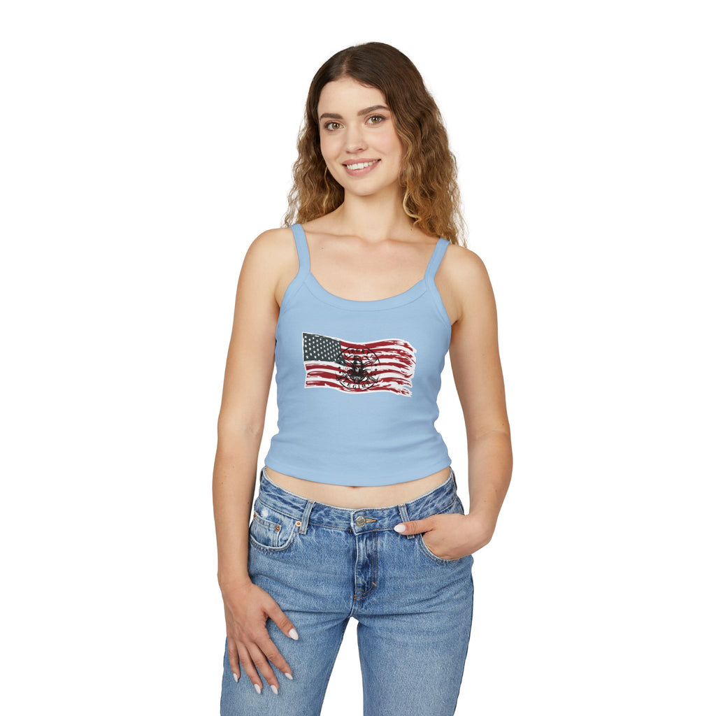 250 Flag - Women's Spaghetti Strap Tank
