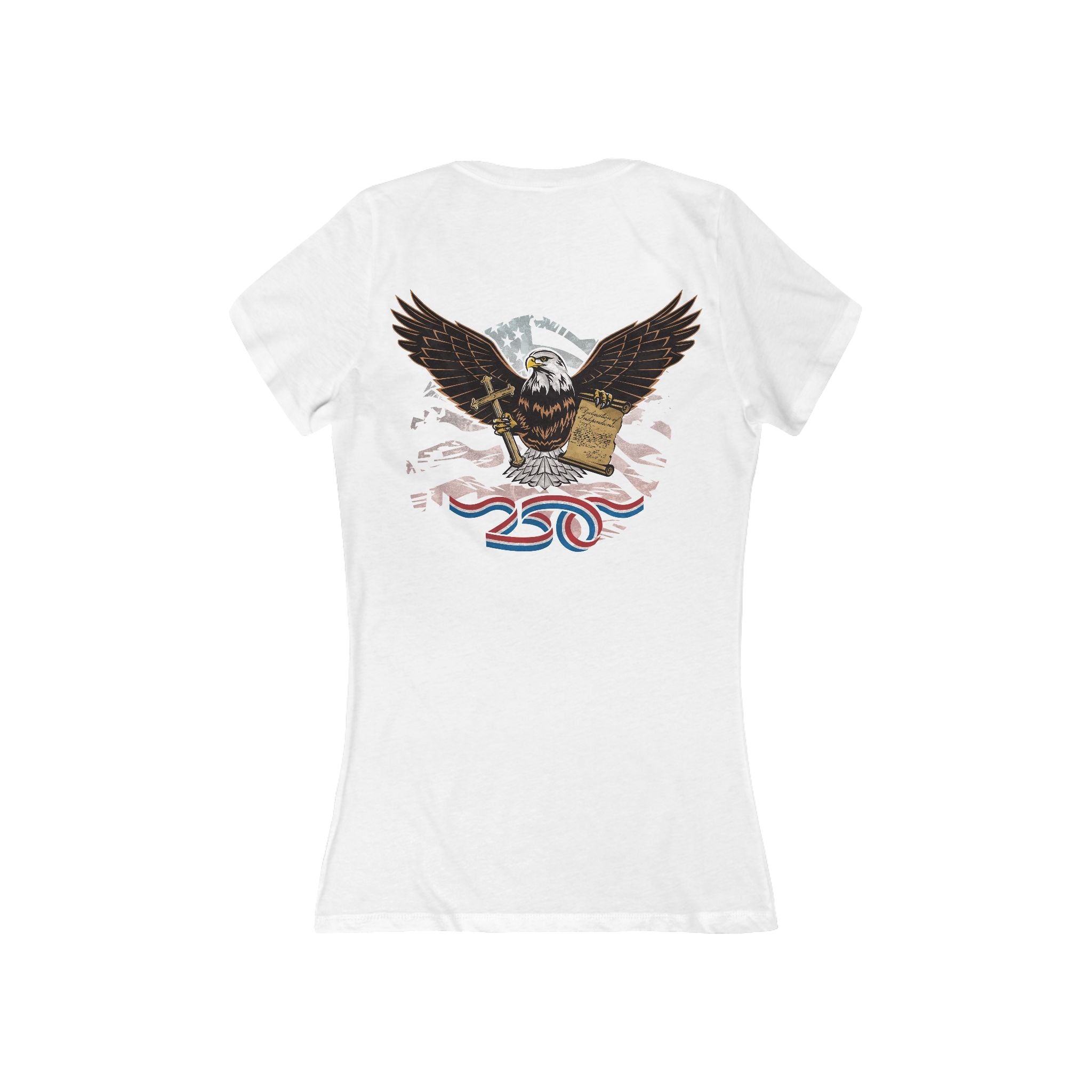 250 Eagle - Women's Deep V-Neck Tee