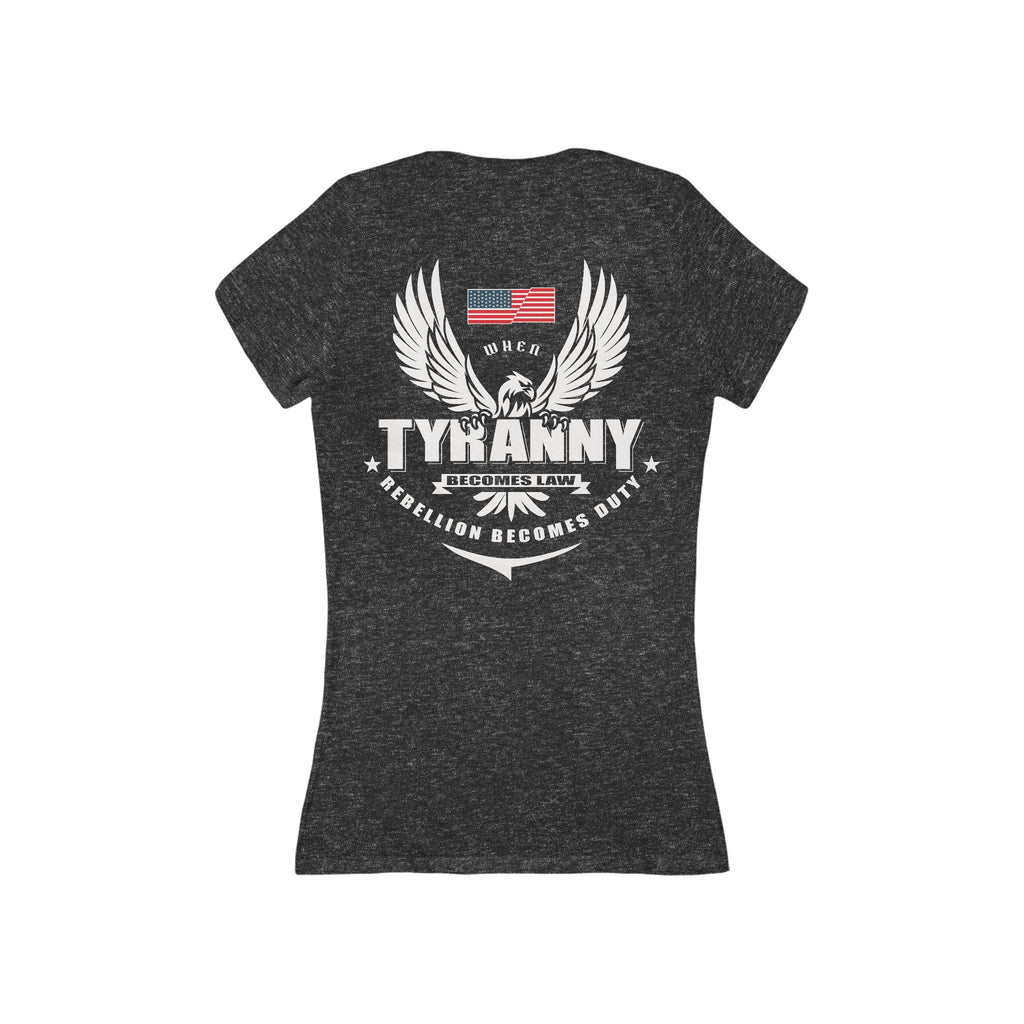Rebellion Becomes Duty - Women's Deep V-Neck Tee