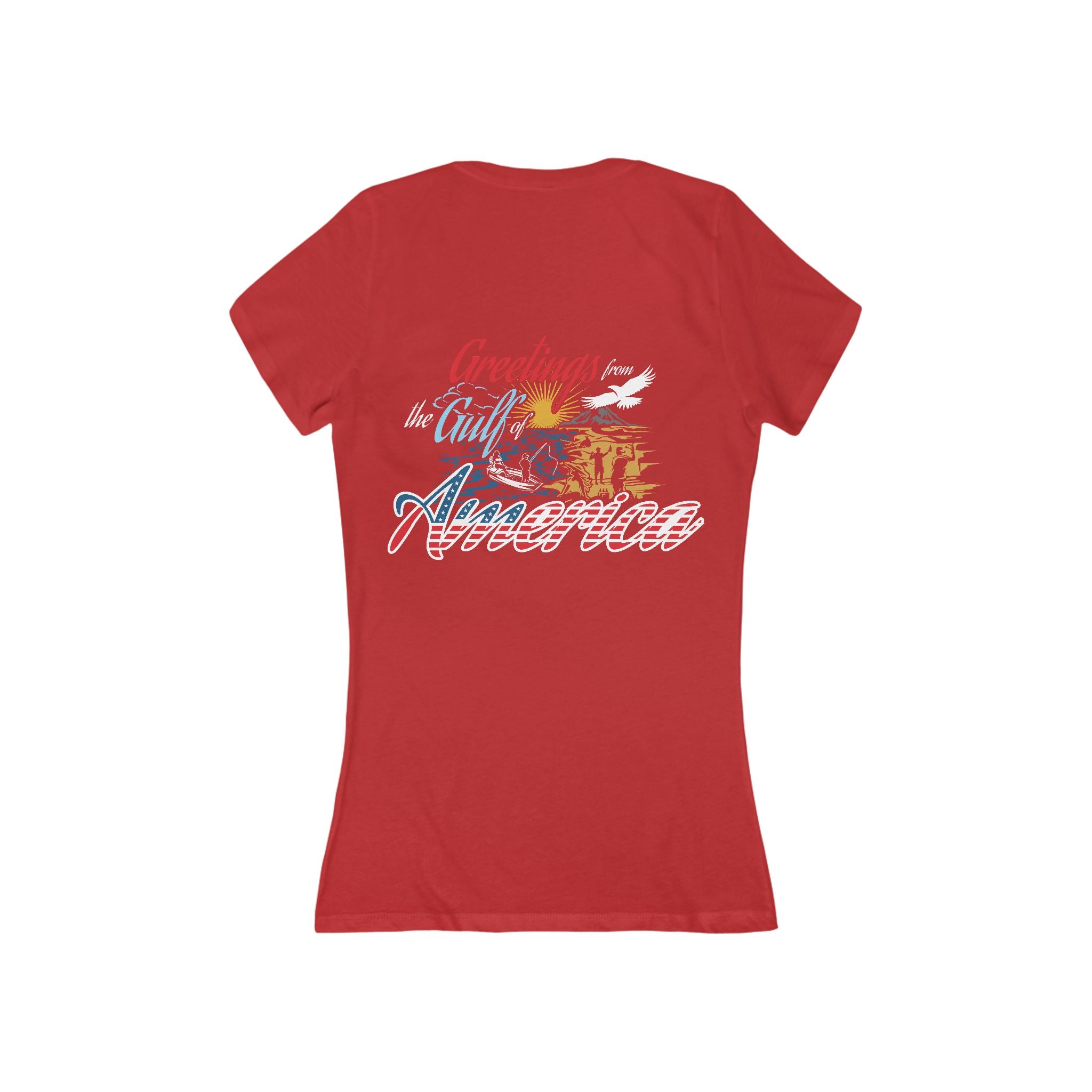 Gulf of America - Women's Deep V-Neck Tee