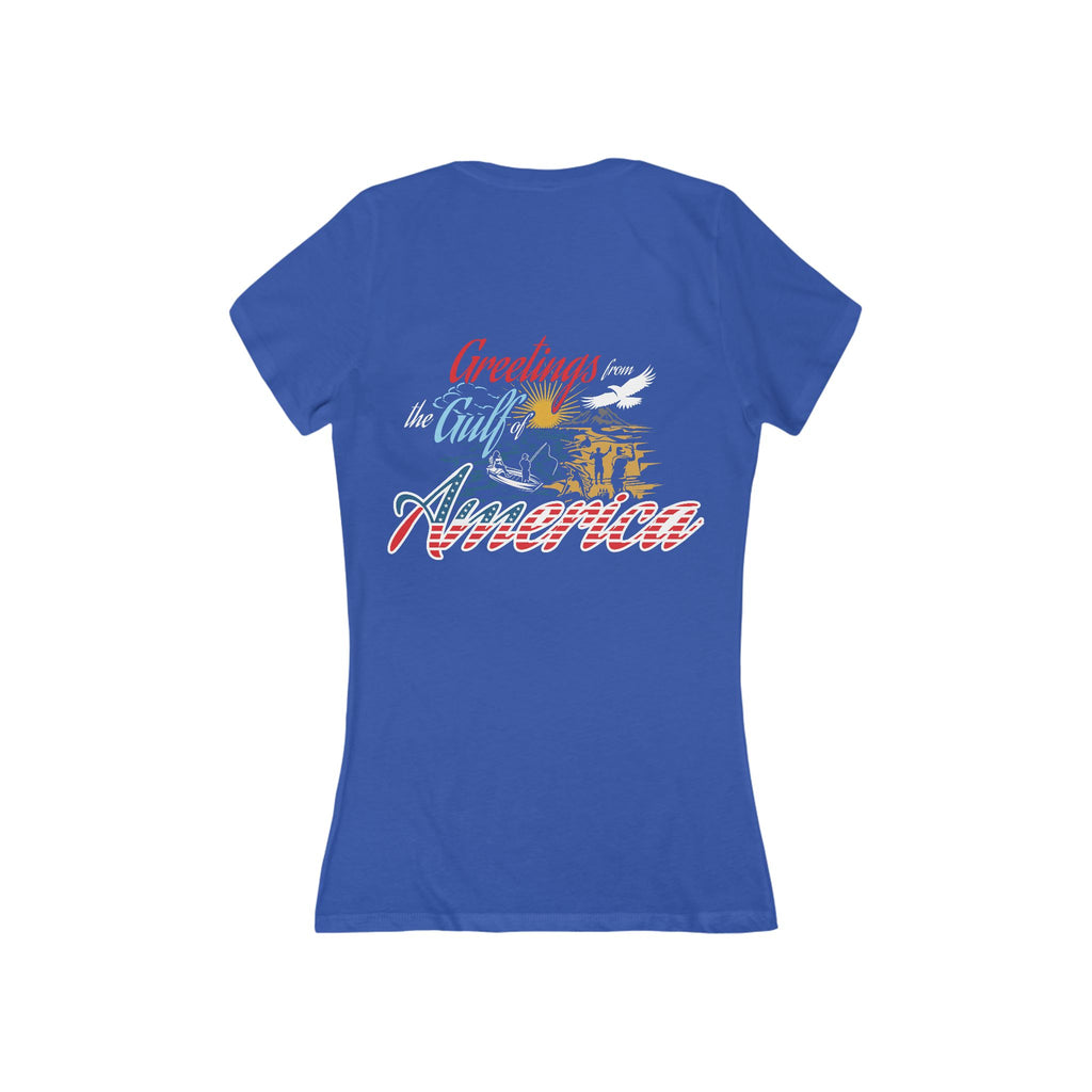 Gulf of America - Women's Deep V-Neck Tee