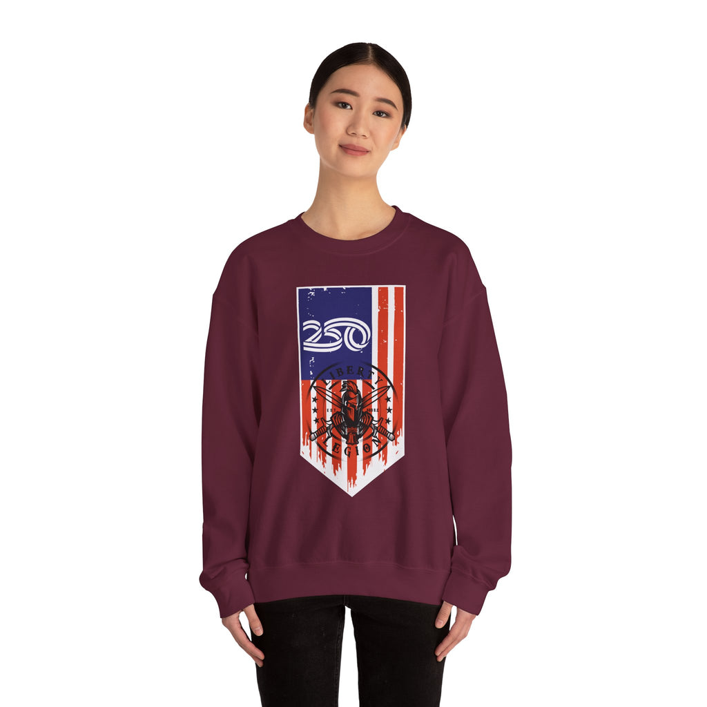 250 Vertical Flag - Crewneck Sweatshirt
