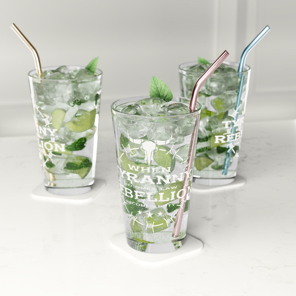 Rebellion Becomes Duty - Pint Glass