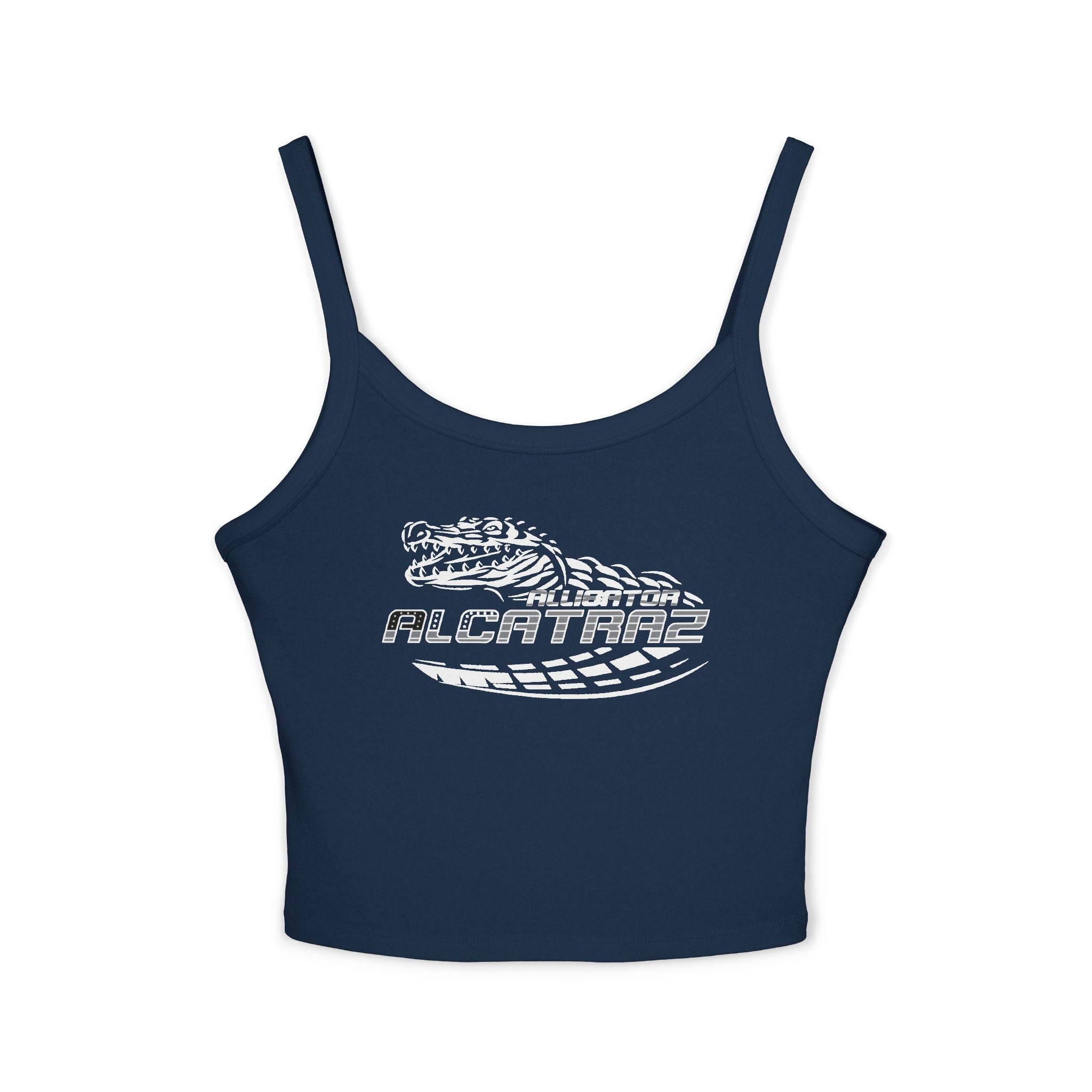 Alligator Alcatraz - Women's Spaghetti Strap Crop Tank