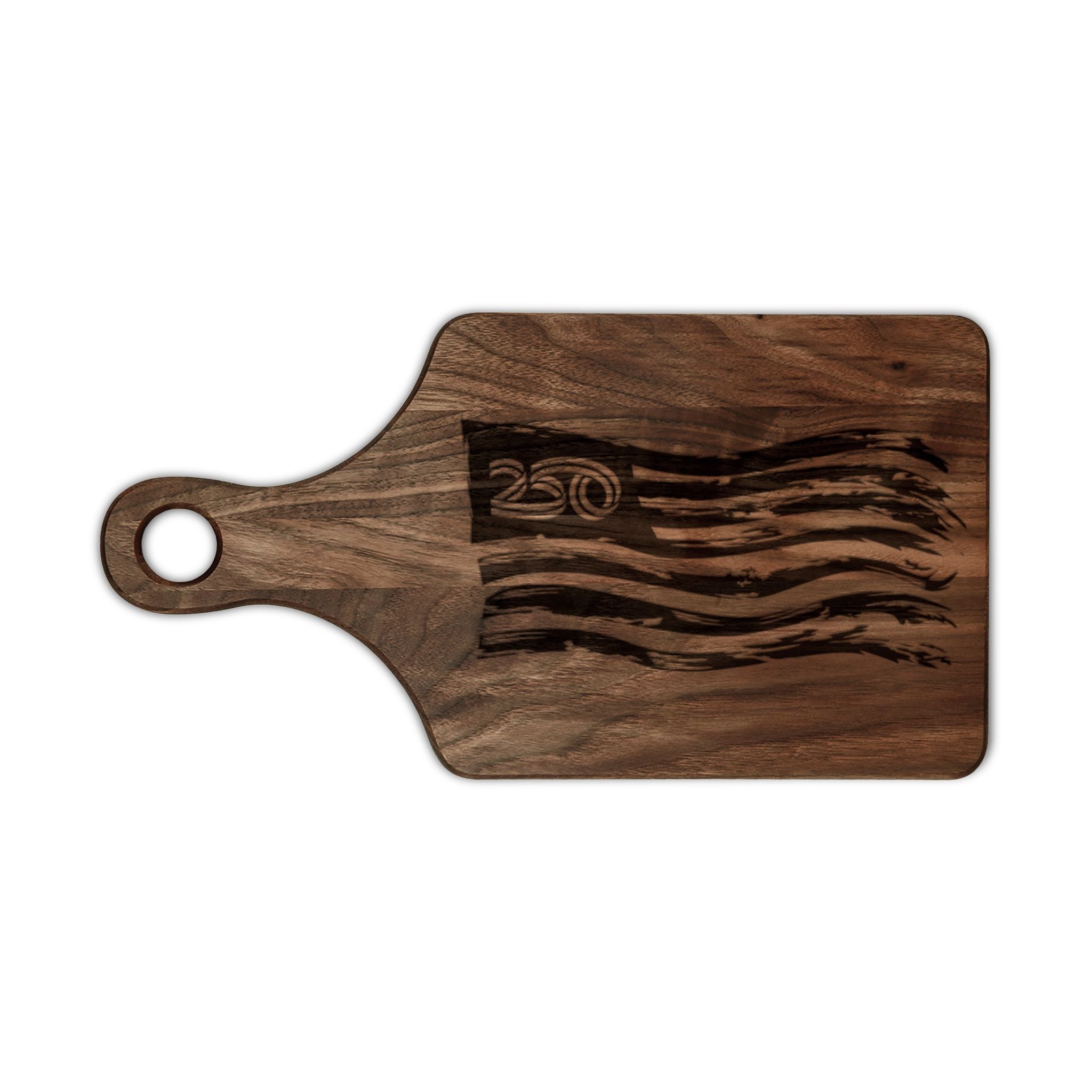 250 Flag - Wooden Cutting Board
