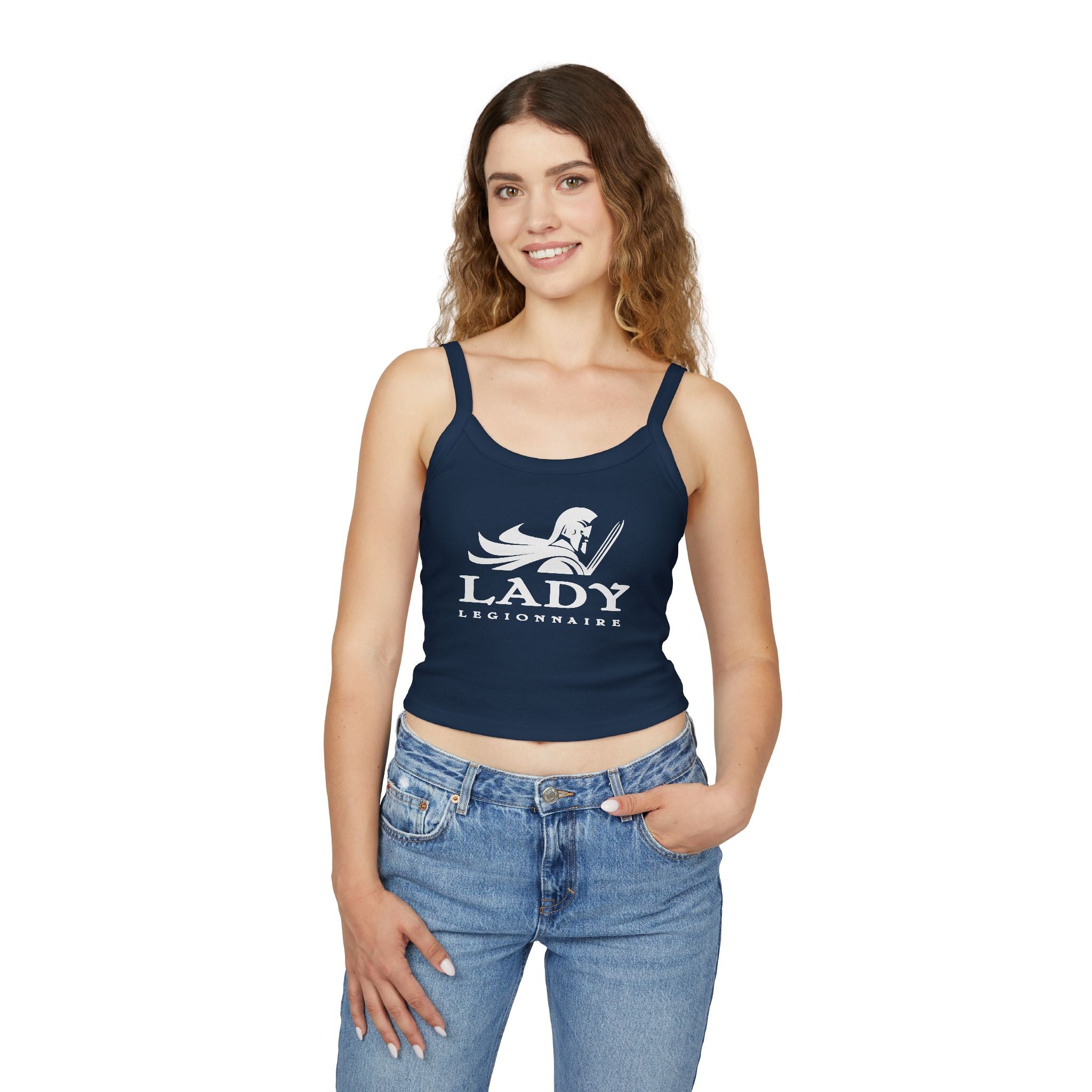 Lady Legionnaire - Women's Spaghetti Strap Crop Tank