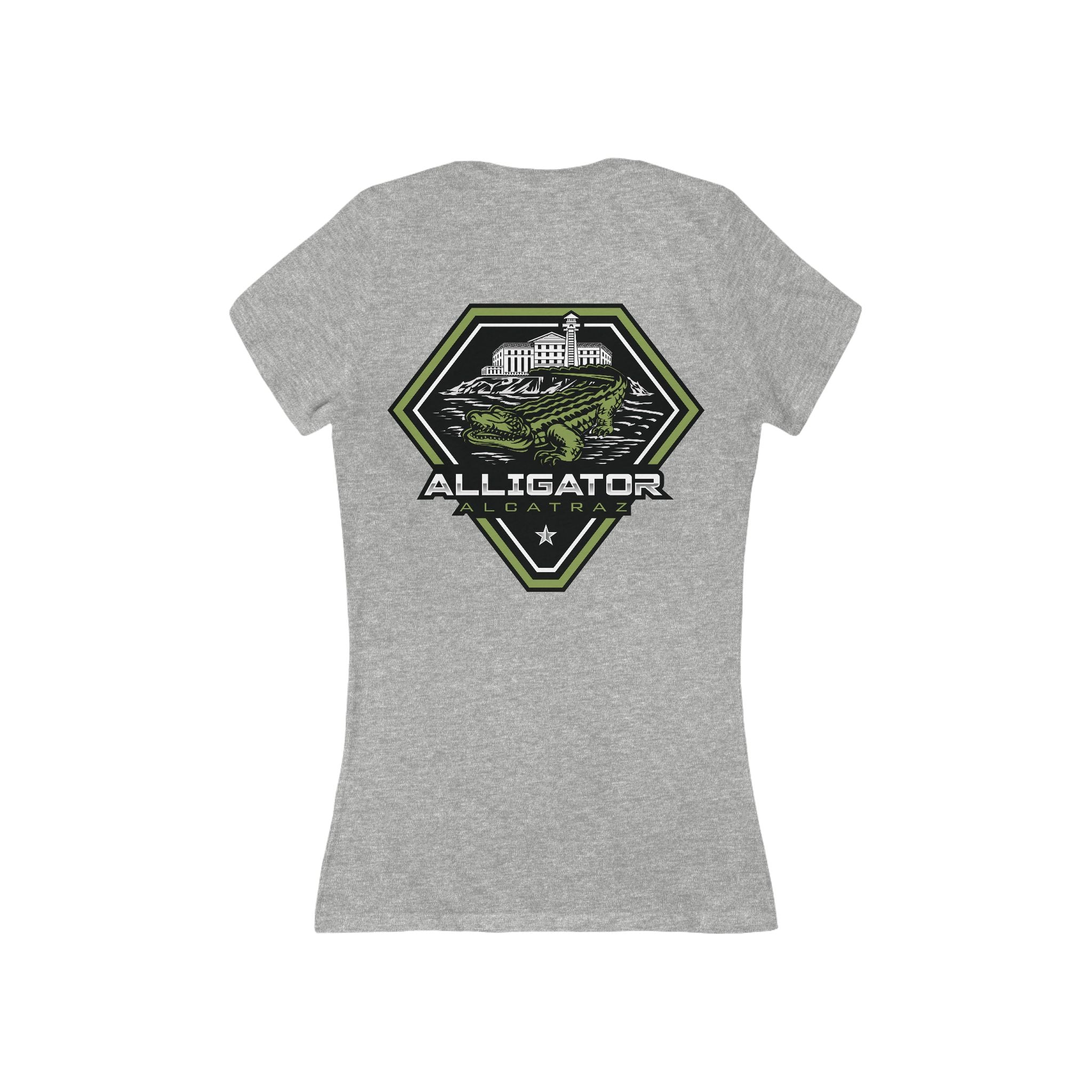 Alligator Alcatraz - Women's Deep V-Neck Tee