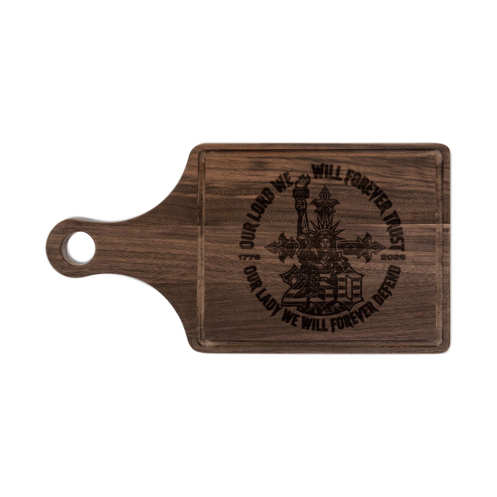 250 Liberty Cross - Wooden Cutting Board