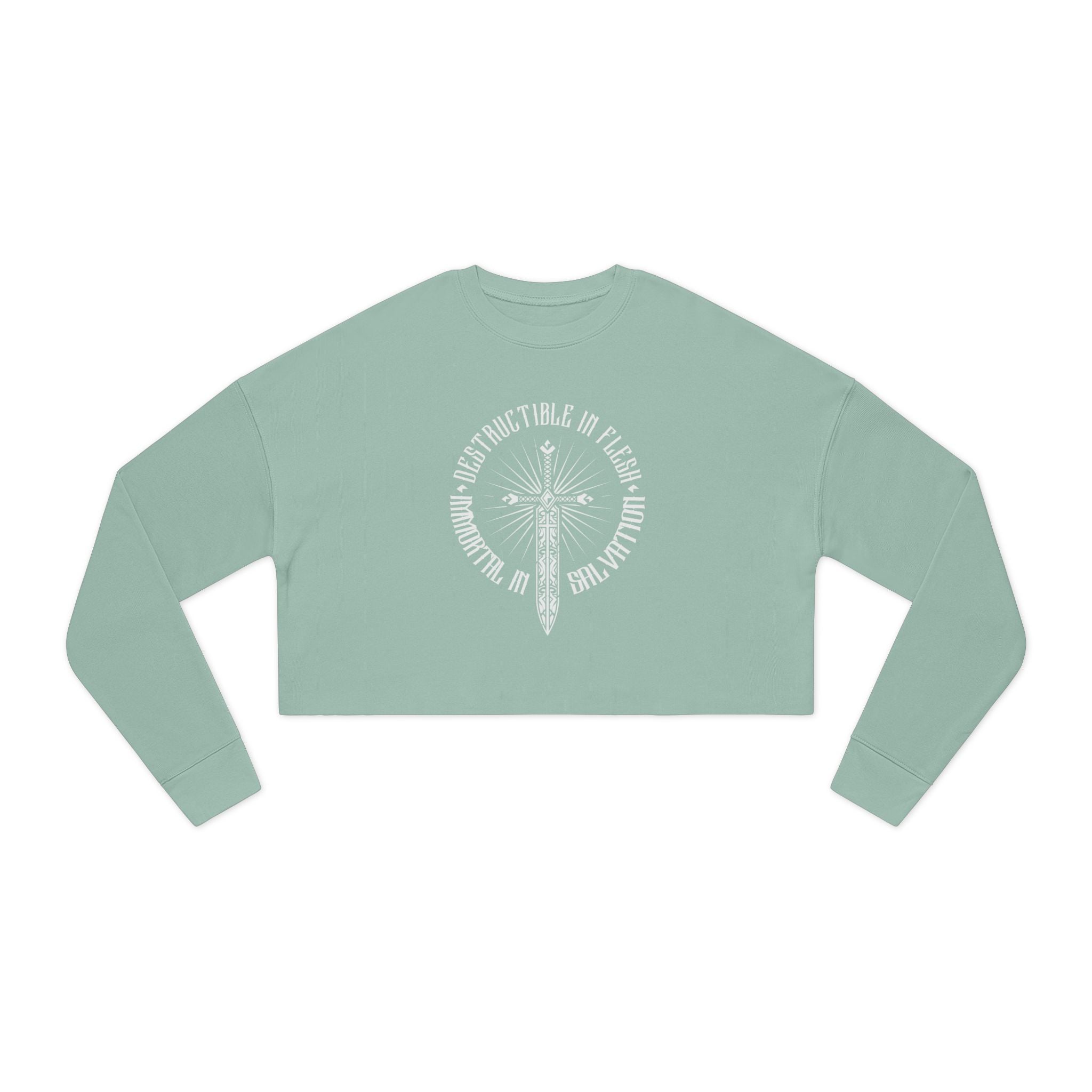 Immortal in Salvation - Women's Crop Sweatshirt