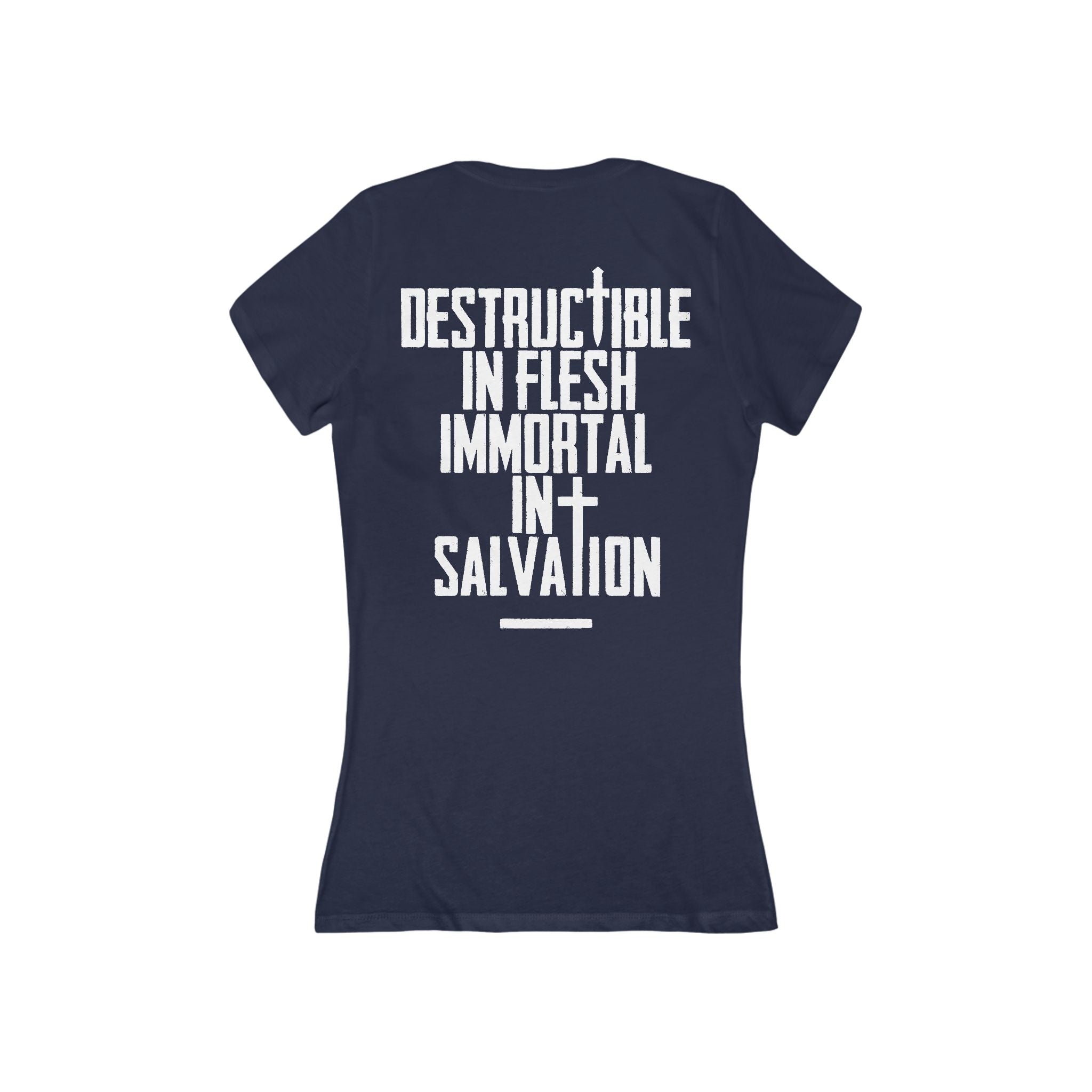 Immortal in Salvation - Women's Deep V-Neck Tee