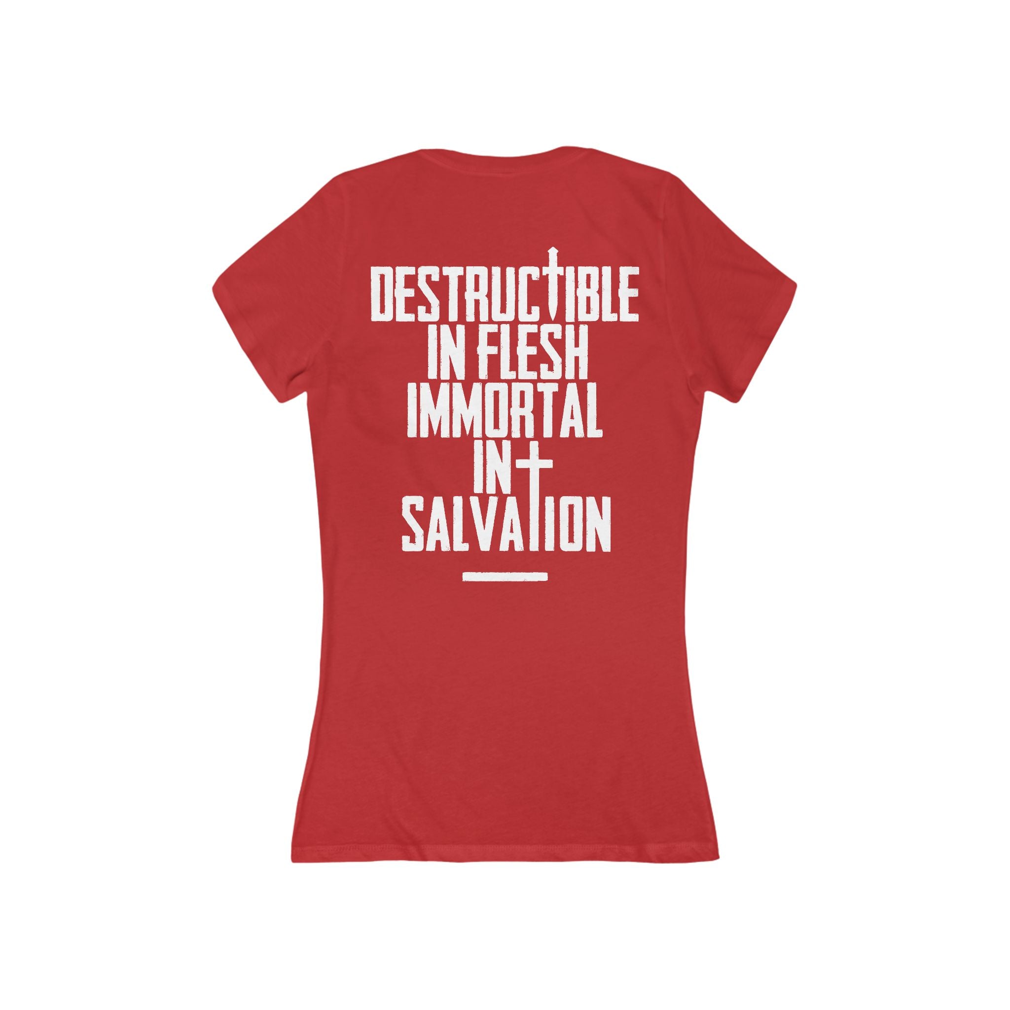Immortal in Salvation - Women's Deep V-Neck Tee