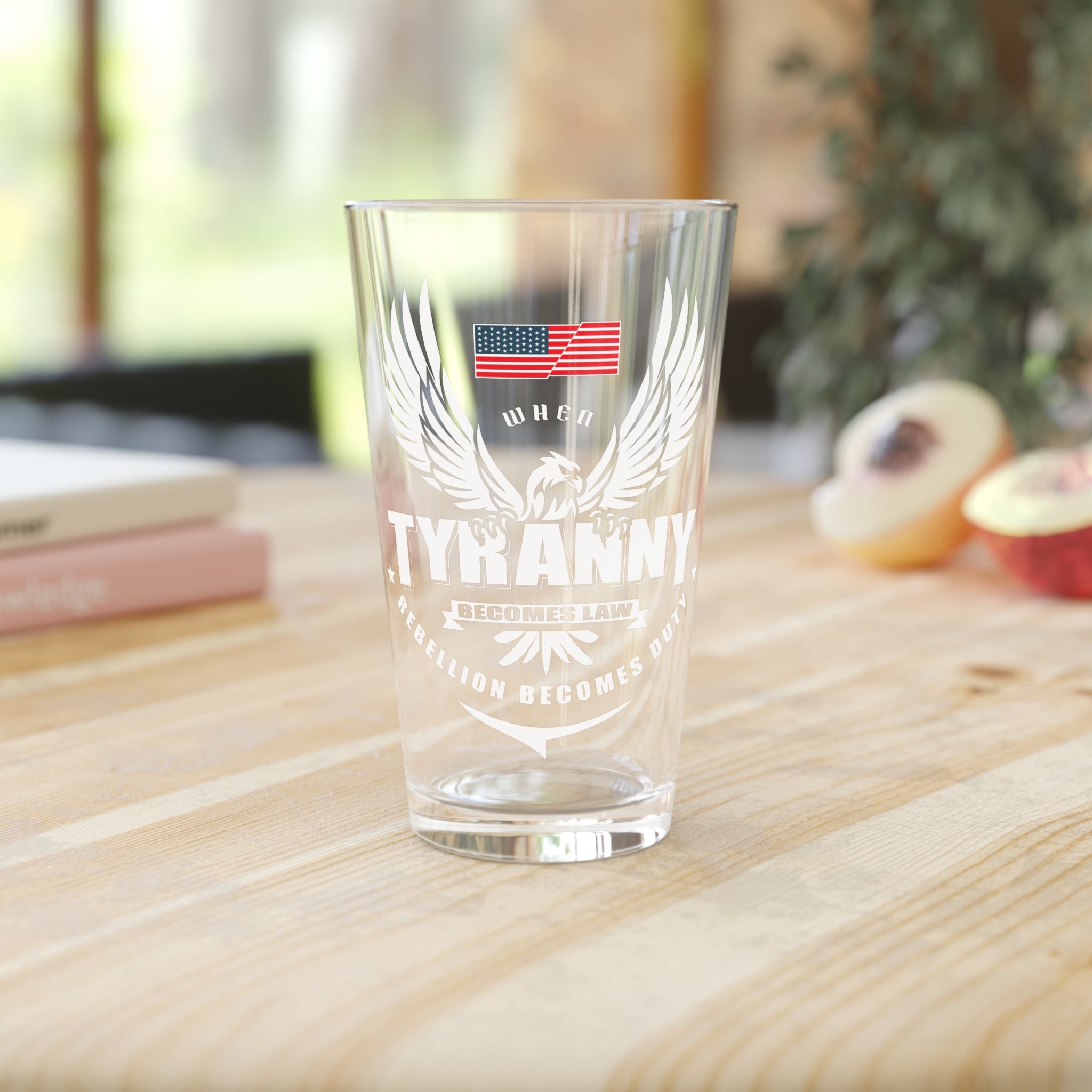 Rebellion Becomes Duty - Pint Glass