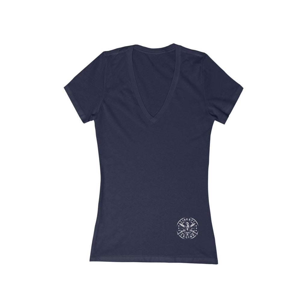 250 Liberty Cross - Women's Deep V-Neck Tee