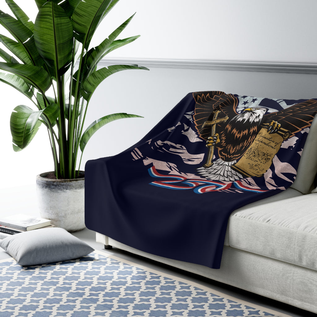 250 Eagle - Sherpa Fleece Blanket