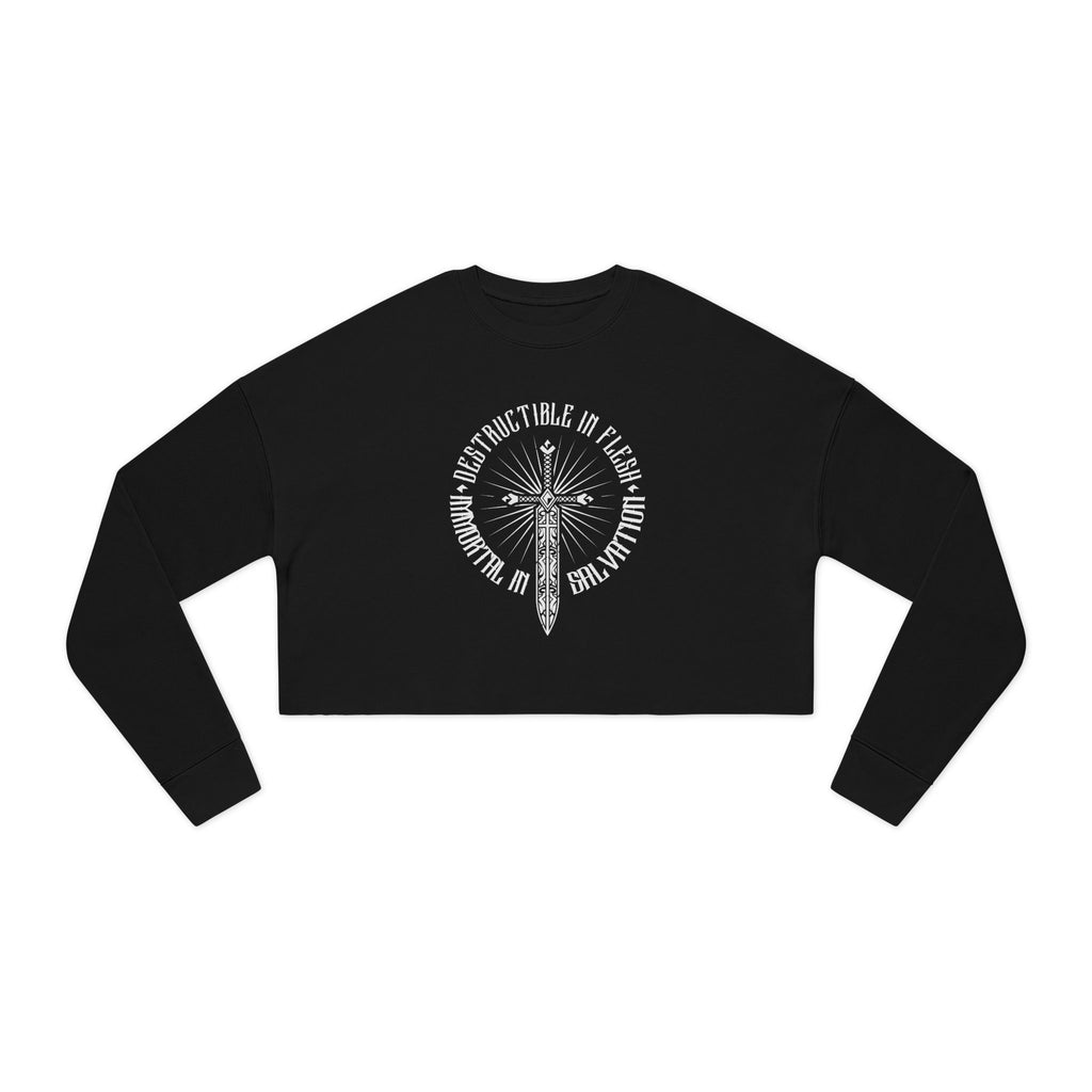 Immortal in Salvation - Women's Crop Sweatshirt