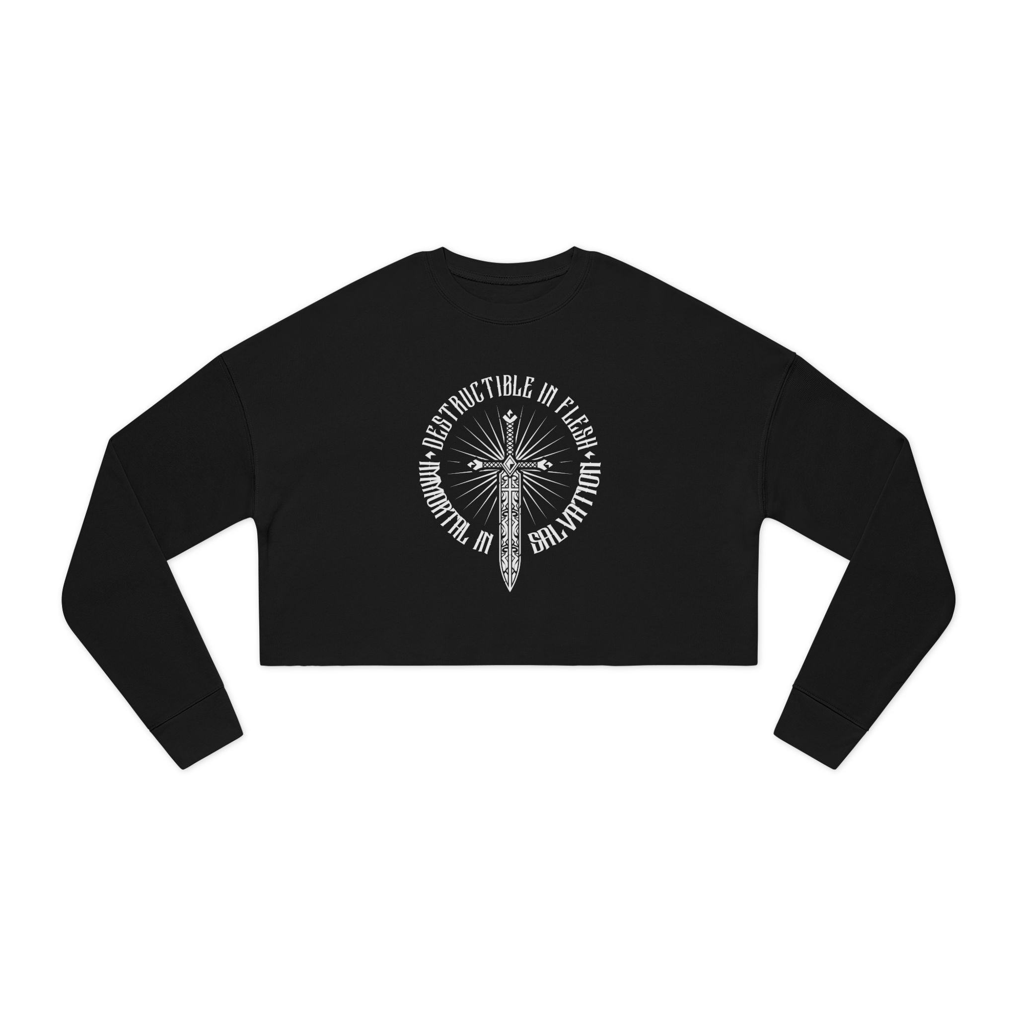 Immortal in Salvation - Women's Crop Sweatshirt