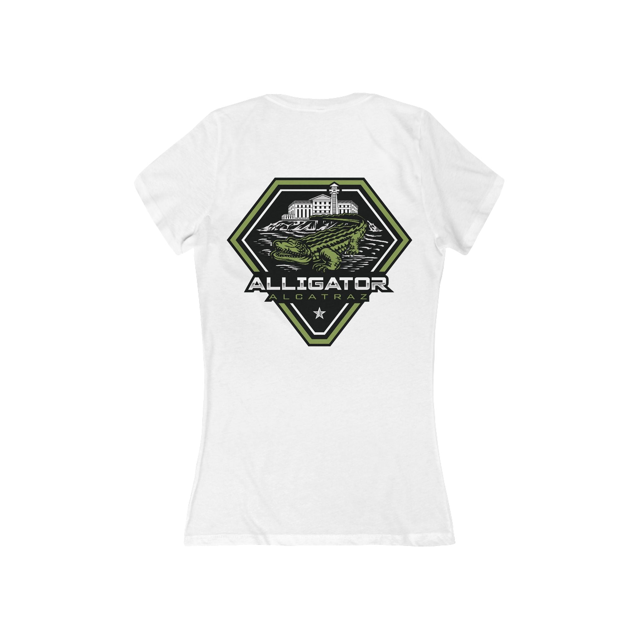Alligator Alcatraz - Women's Deep V-Neck Tee
