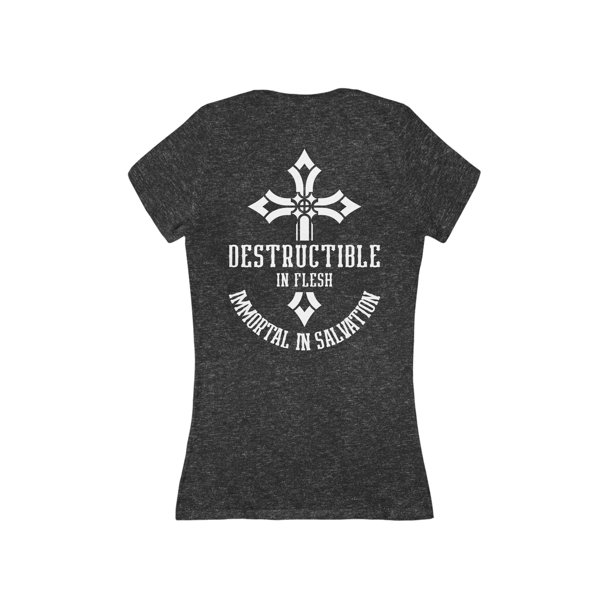 Immortal in Salvation - Women's Deep V-Neck Tee