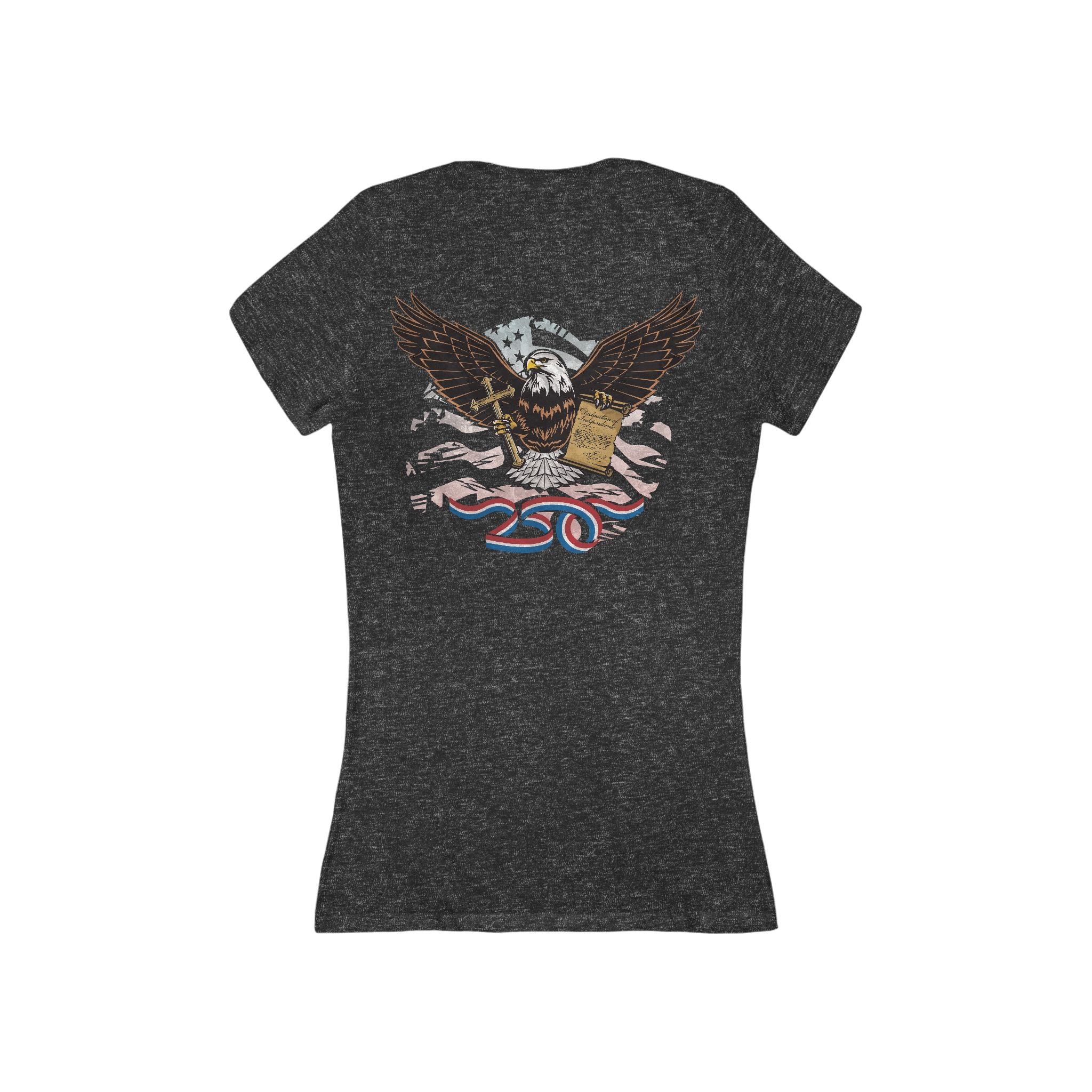 250 Eagle - Women's Deep V-Neck Tee