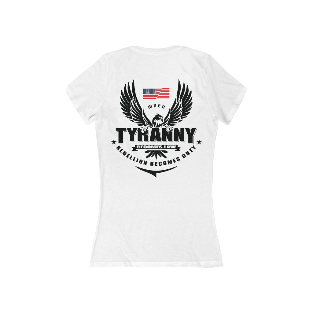 Rebellion Becomes Duty - Women's Deep V-Neck Tee