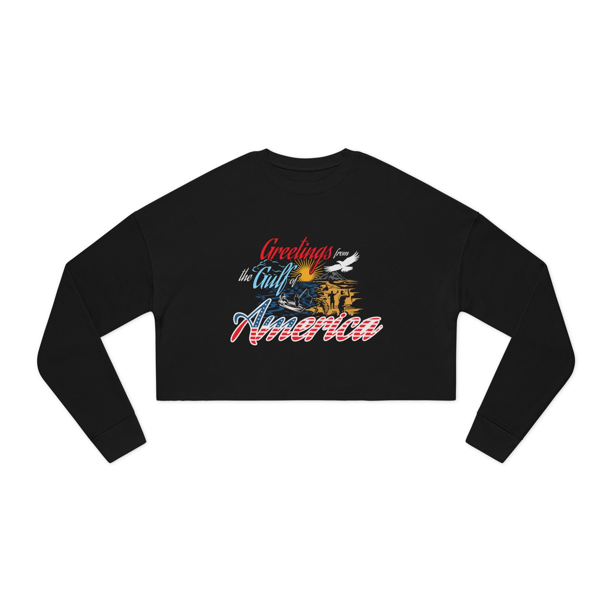 Gulf of America - Women's Crop Sweatshirt