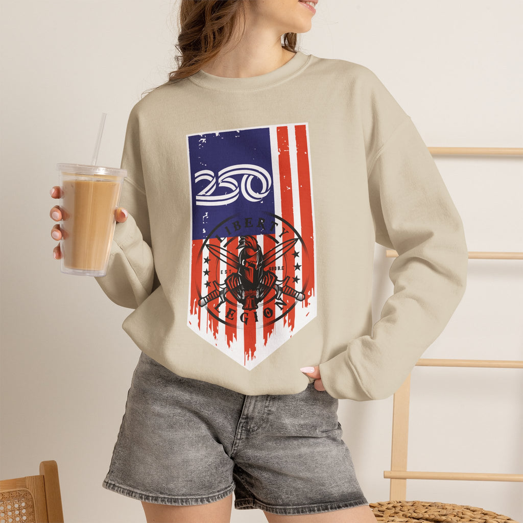 250 Vertical Flag - Crewneck Sweatshirt