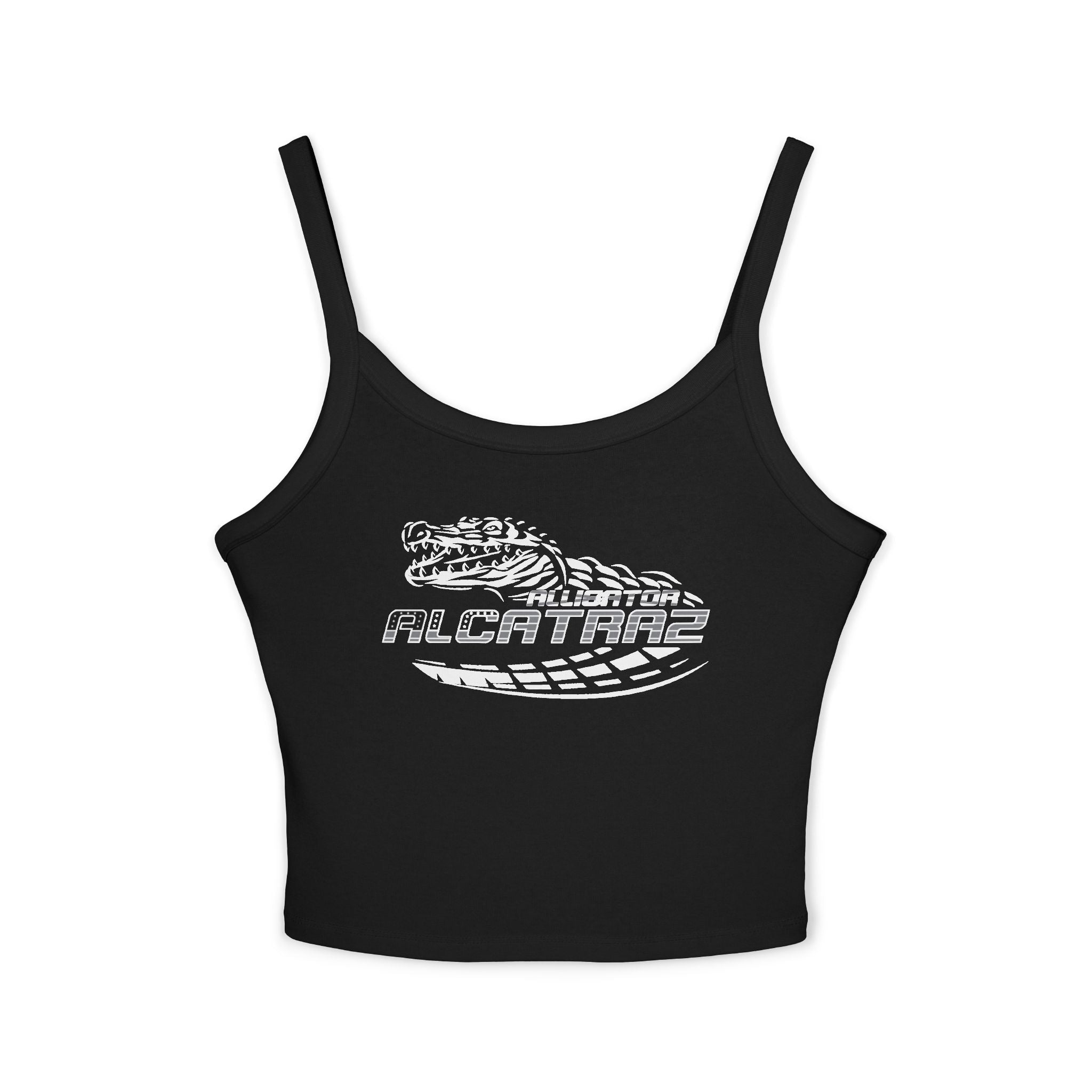 Alligator Alcatraz - Women's Spaghetti Strap Crop Tank