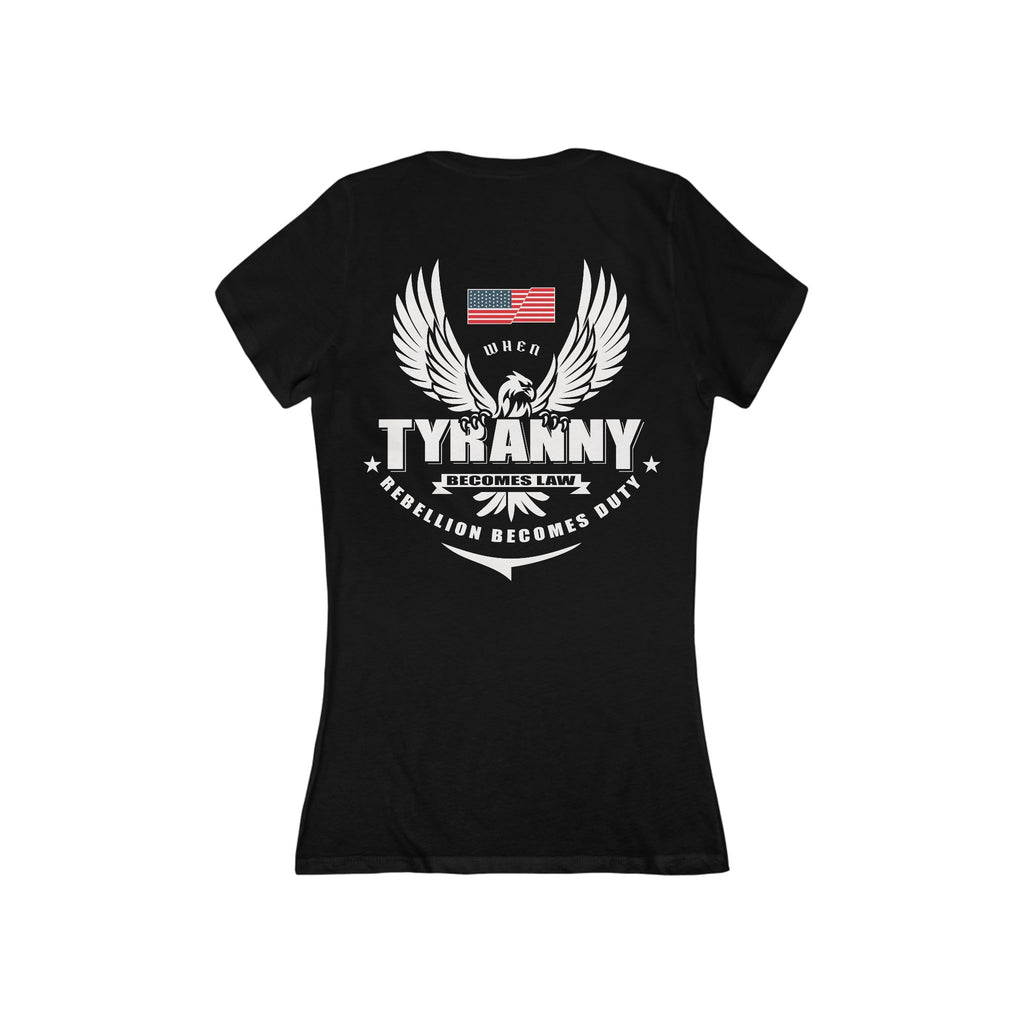 Rebellion Becomes Duty - Women's Deep V-Neck Tee