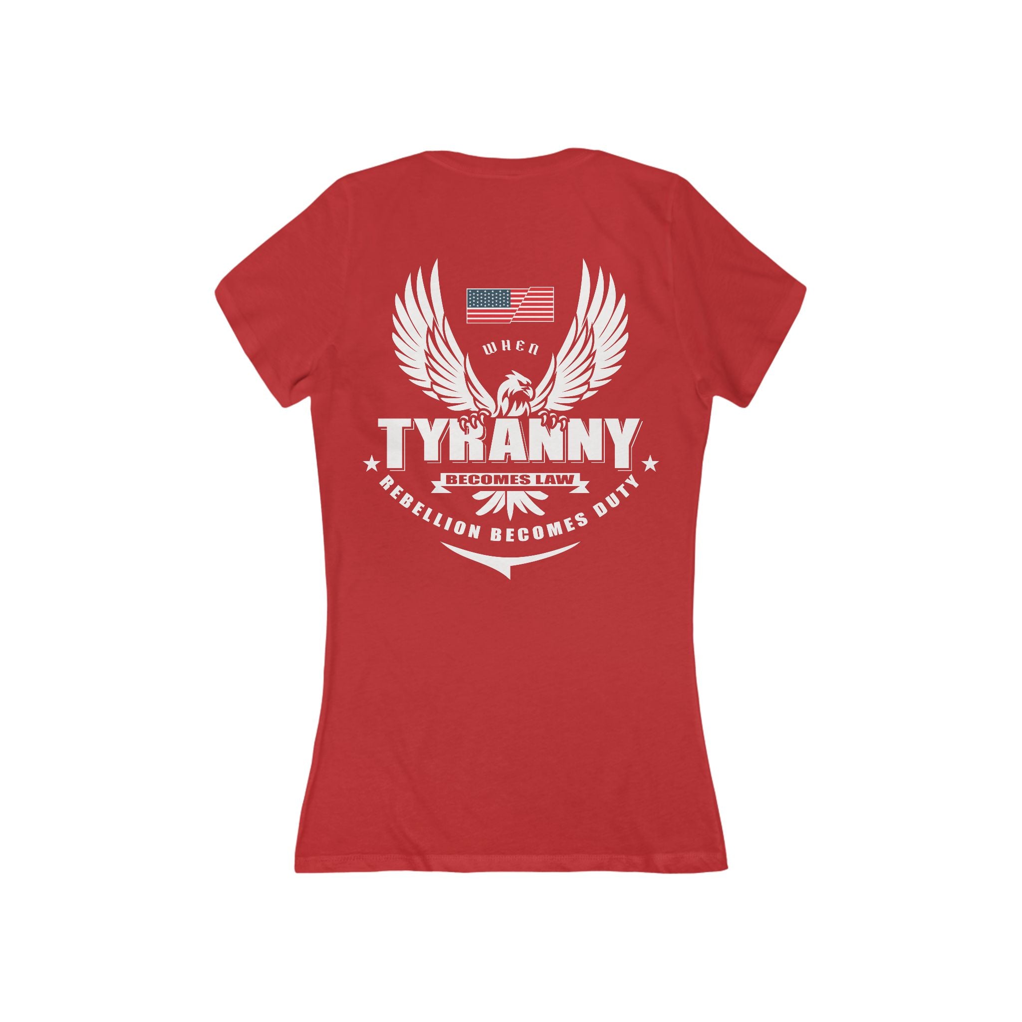 Rebellion Becomes Duty - Women's Deep V-Neck Tee