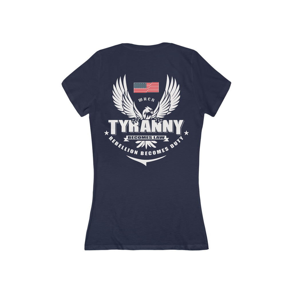 Rebellion Becomes Duty - Women's Deep V-Neck Tee