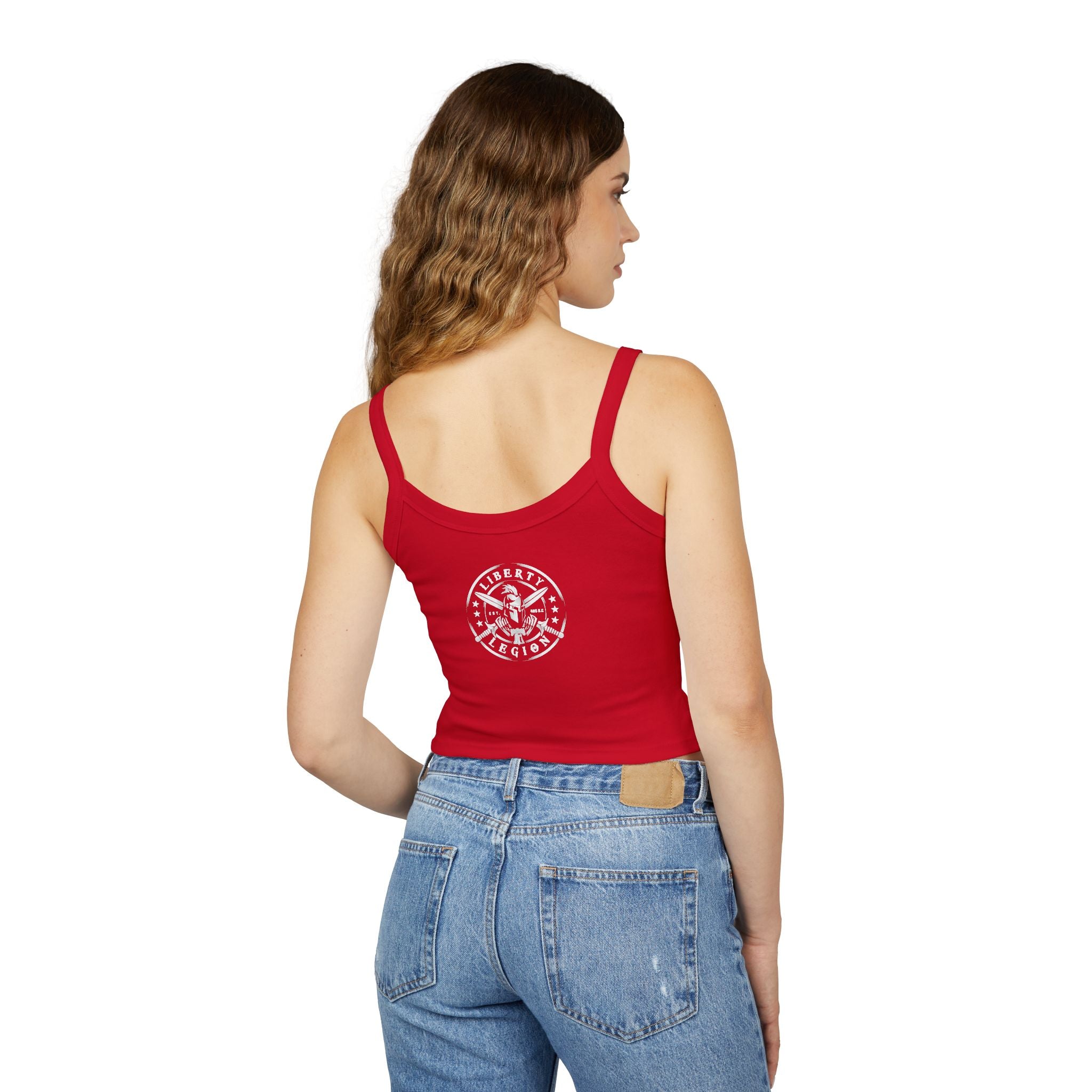 Lady Legionnaire - Women's Spaghetti Strap Crop Tank