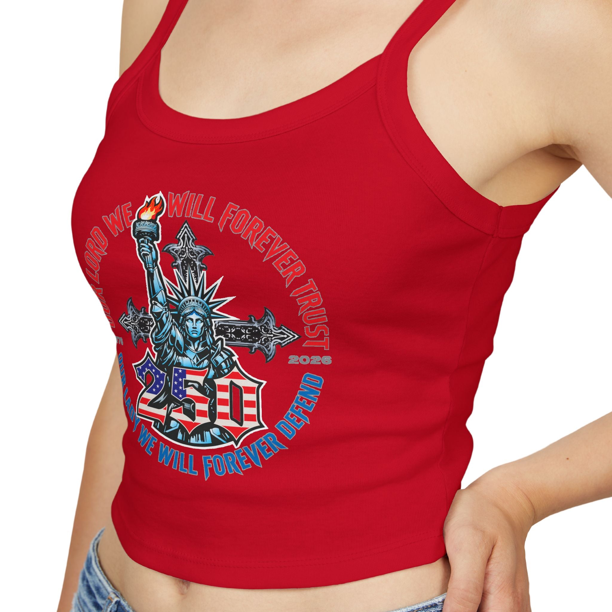 250 Liberty Cross - Women's Spaghetti Strap Tank