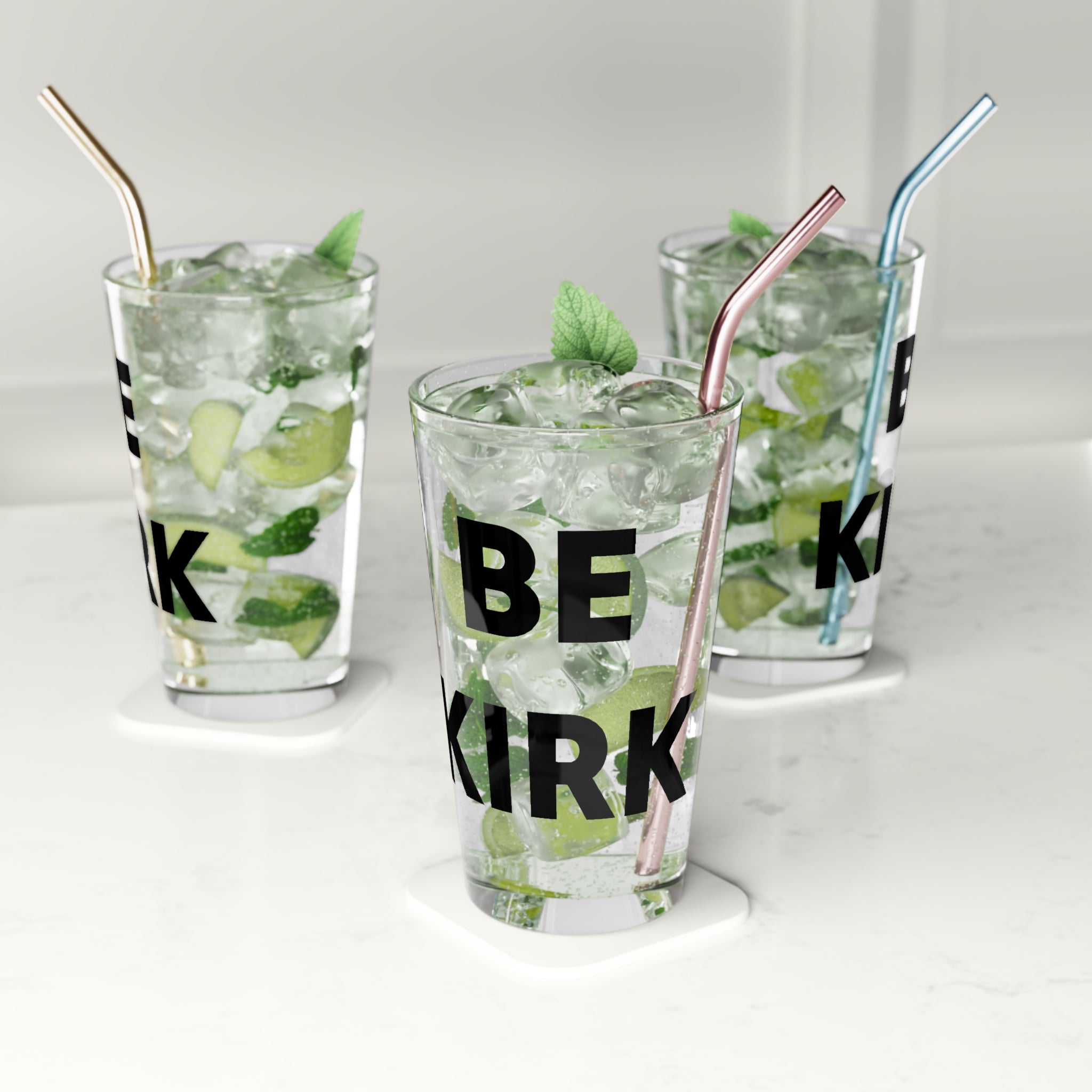 Be Kirk - Pint Glass