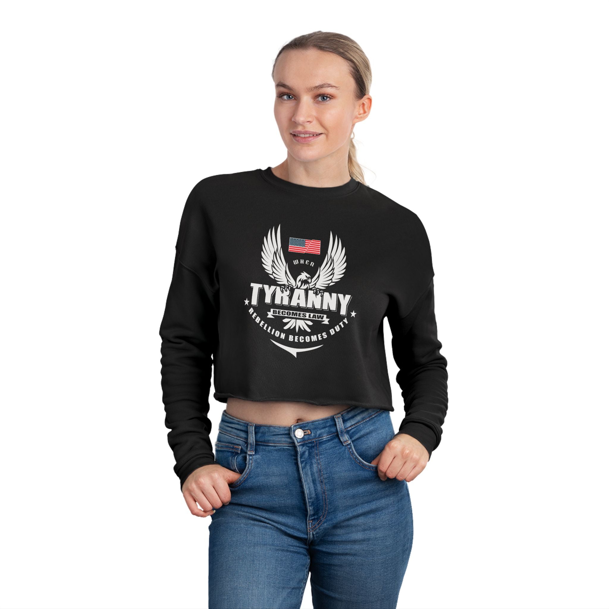 Rebellion Becomes Duty - Women's Crop Sweatshirt