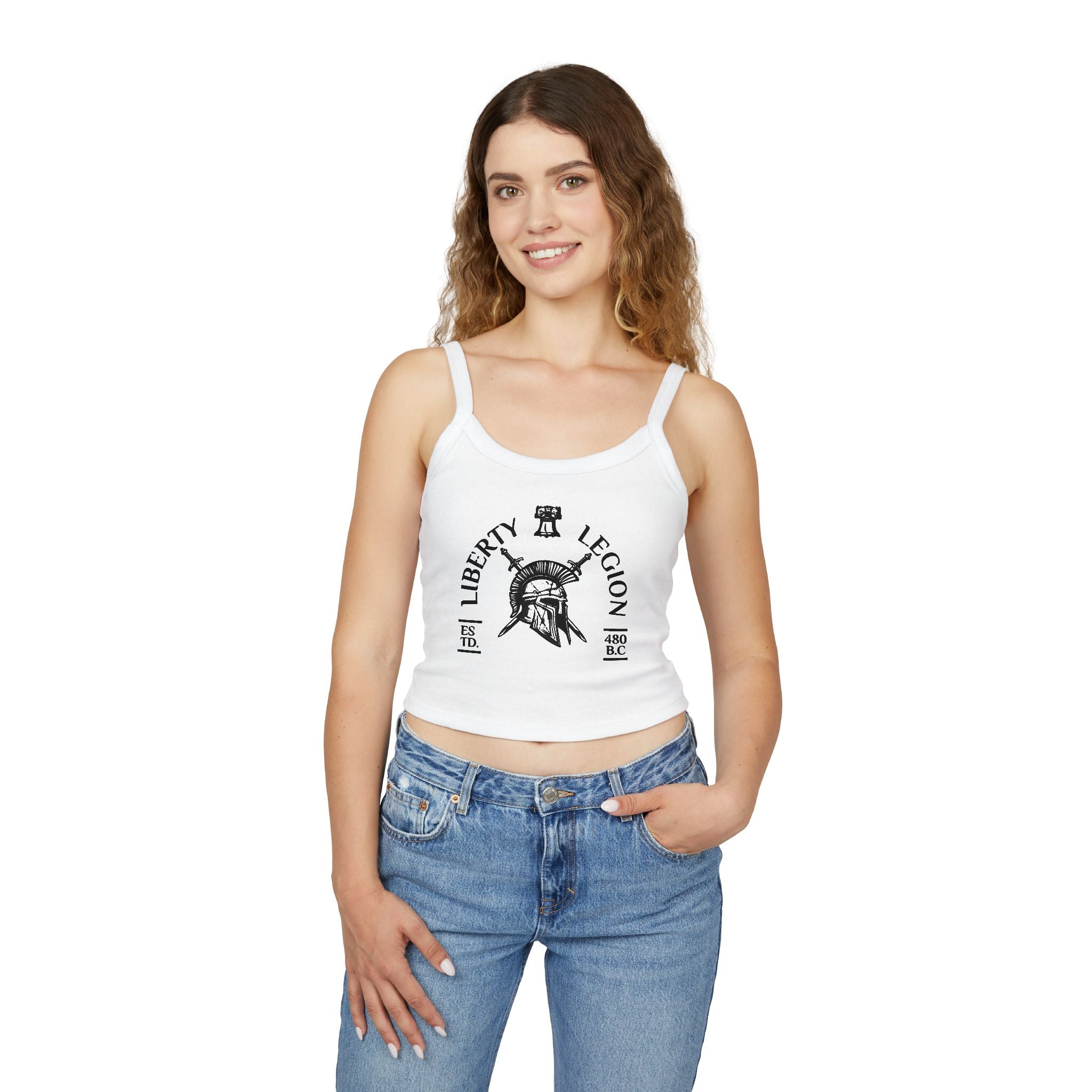 Legion - Women's Spaghetti Strap Crop Tank