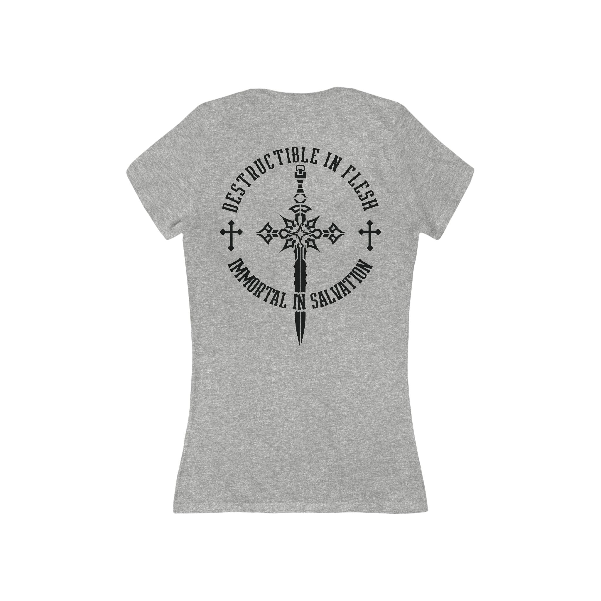 Immortal in Salvation - Women's Deep V-Neck Tee